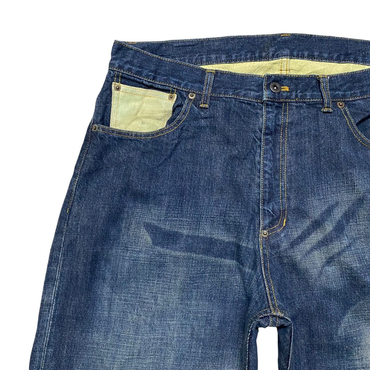 Engineered Garments 'HEARTS OF DIXIE' Cootie Denim Jeans Leather Pocket Size US 34 / EU 50 - 4 Thumbnail