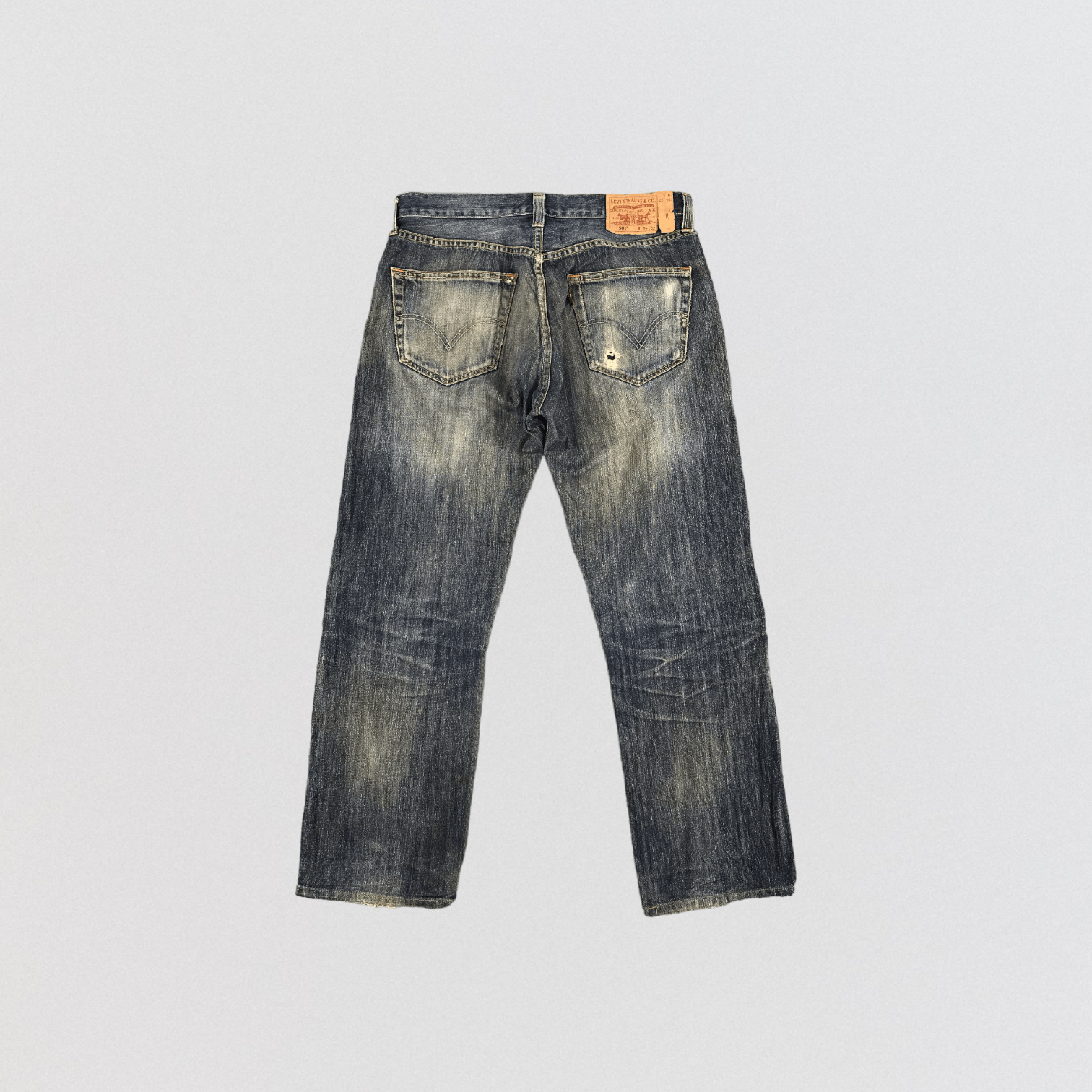 Levi's Vintage Rusty Mud Wash Levis 501 Jeans-JM1978 Size US 35 - 2 Thumbnail
