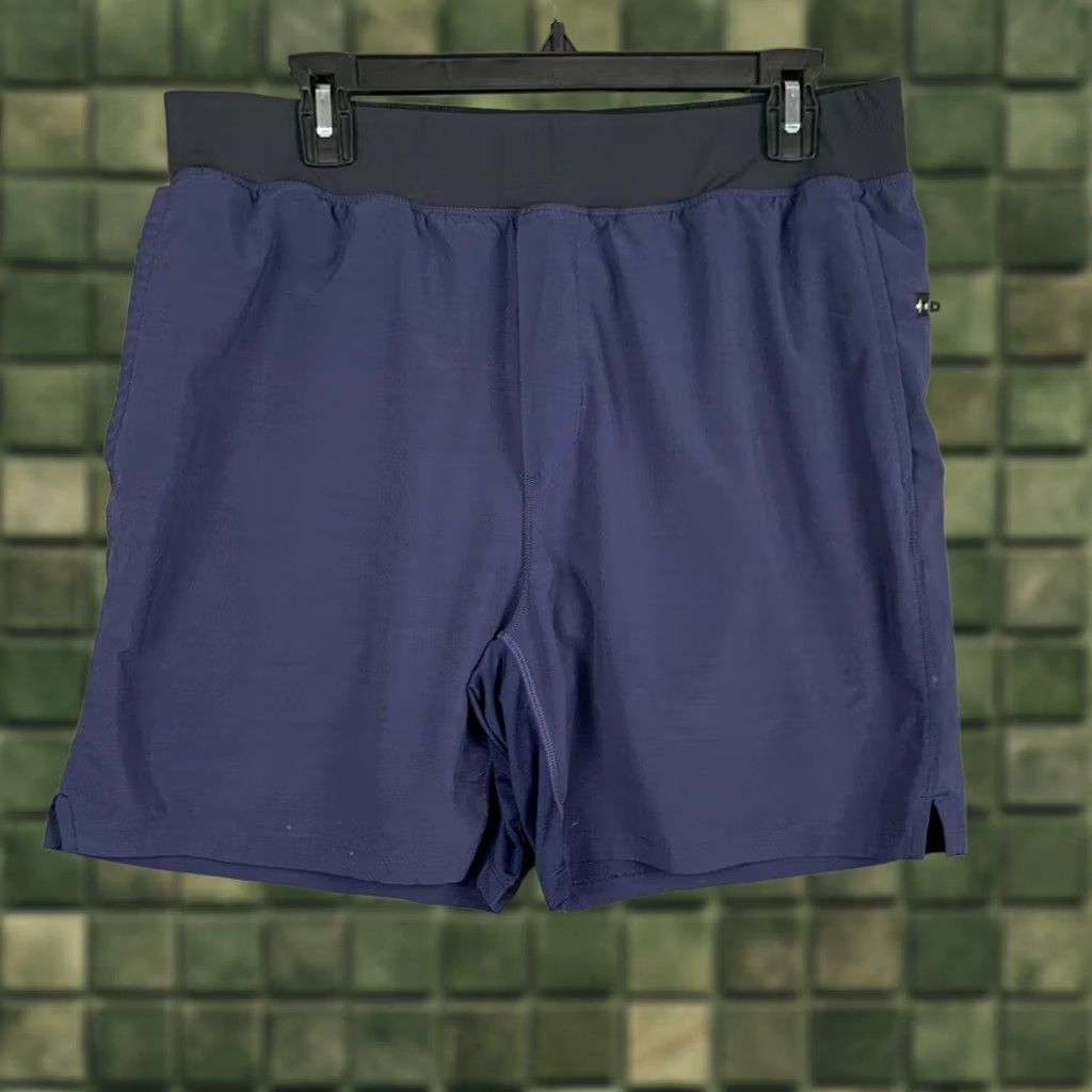 Fabletics Fabletics Men XL Blue Athletic Compression Lightweight Shorts Size US 36 / EU 52 - 1 Thumbnail