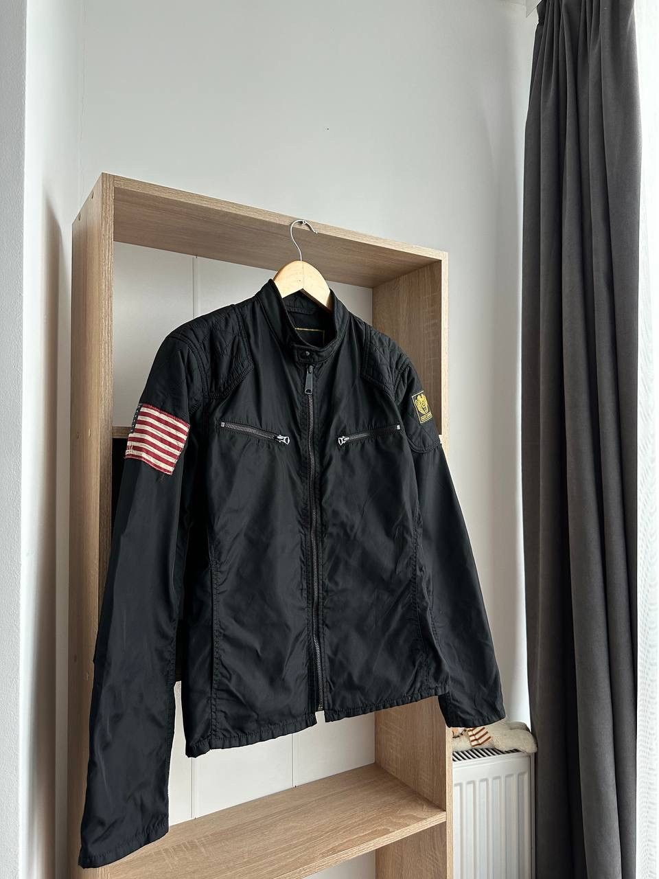 Polo Ralph Lauren × Vintage Vintage Ralph Lauren Denim Supply Black Motorcycle Jacket Size US M / EU 48-50 / 2 - 7 Thumbnail