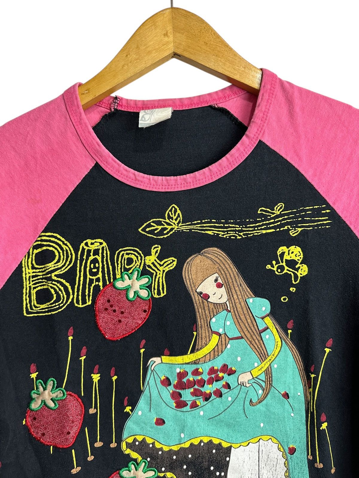 Japanese Brand BUTTERFLY WOMAN GOTHIC POEM LONG SLEEVE TEE LGB STYLE Size M / US 6-8 / IT 42-44 - 2 Thumbnail