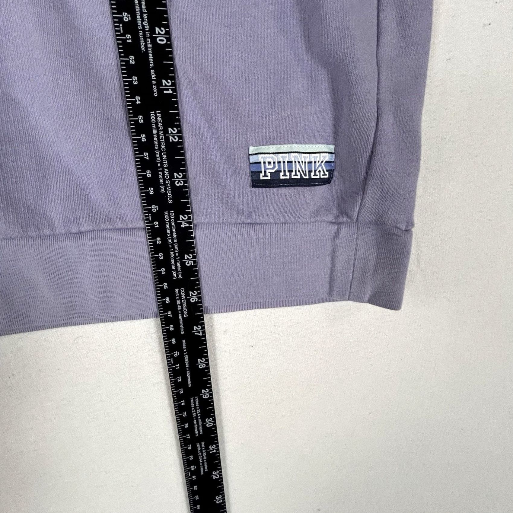 Pinko PINK Sweatshirt Purple Long Sleeve Victoria's Secret PINK Women S Small Crew Neck Pullover Casual Size S / US 4 / IT 40 - 7 Thumbnail