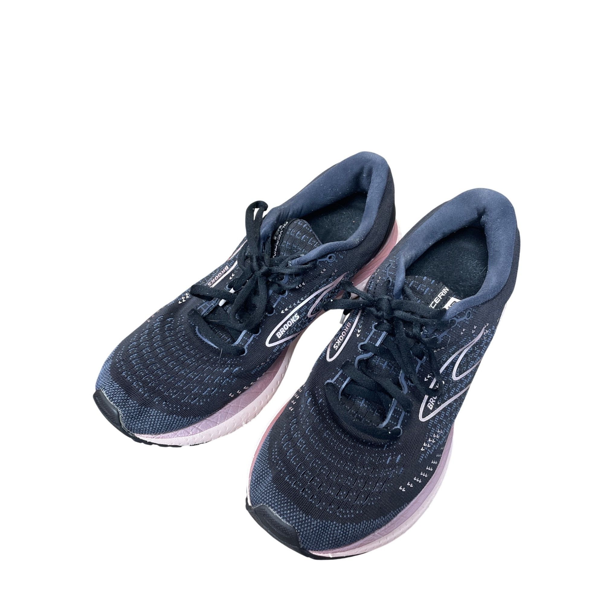 Brooks Brooks Glycerin 19 Womens Black Pink Running Sneakes SZ 11B Size US 11 / IT 41 - 16 Thumbnail