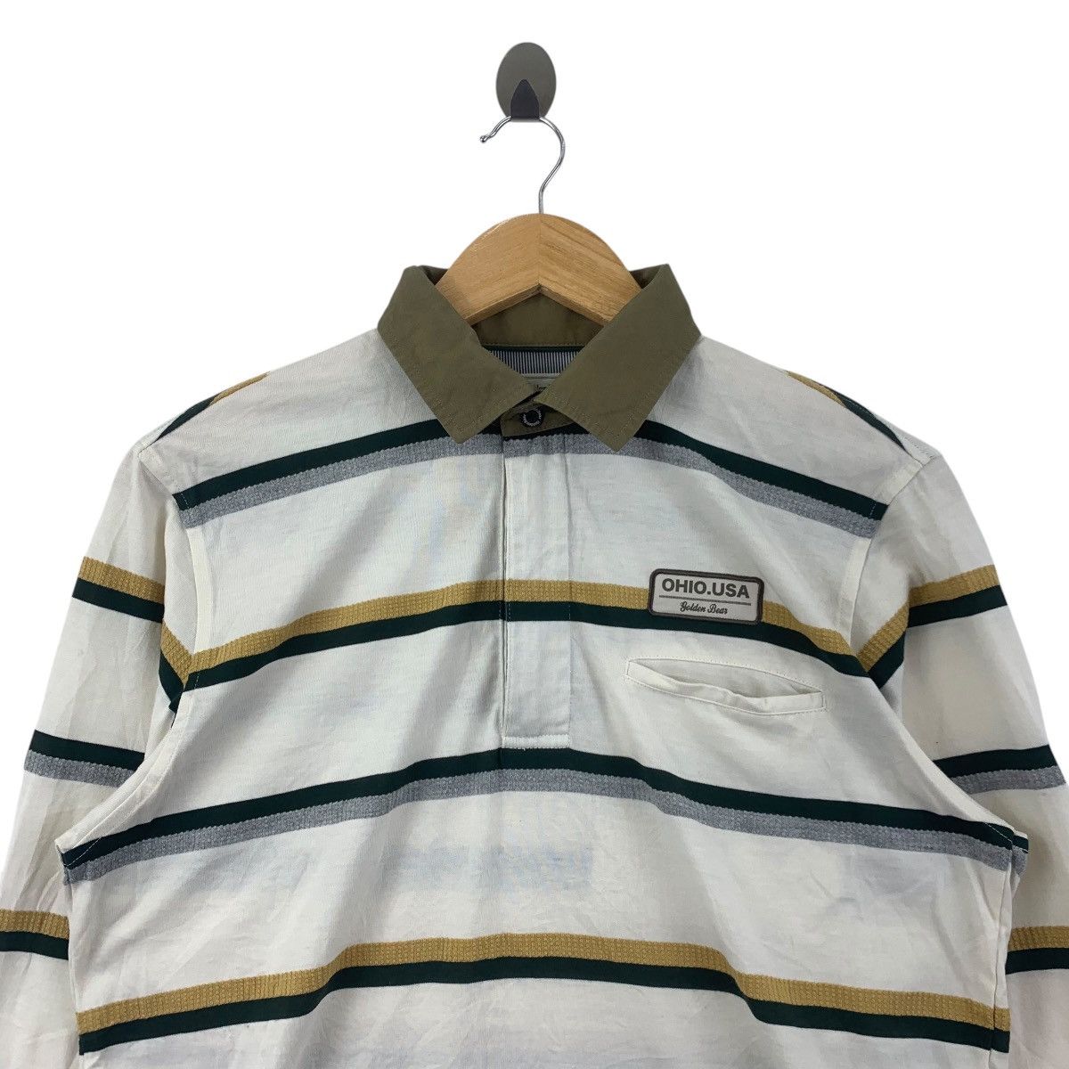 Golden Bear Vintage GOLDEN BEAR USA Ohio Collection Polo Tee Shirt Top Size US M / EU 48-50 / 2 - 3 Thumbnail
