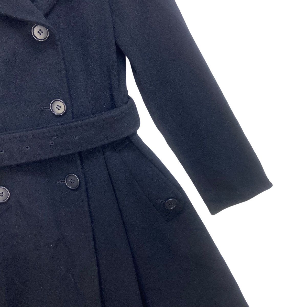 Paul Smith Paul Smith Black Wool Long Coat Size S / US 4 / IT 40 - 6 Thumbnail