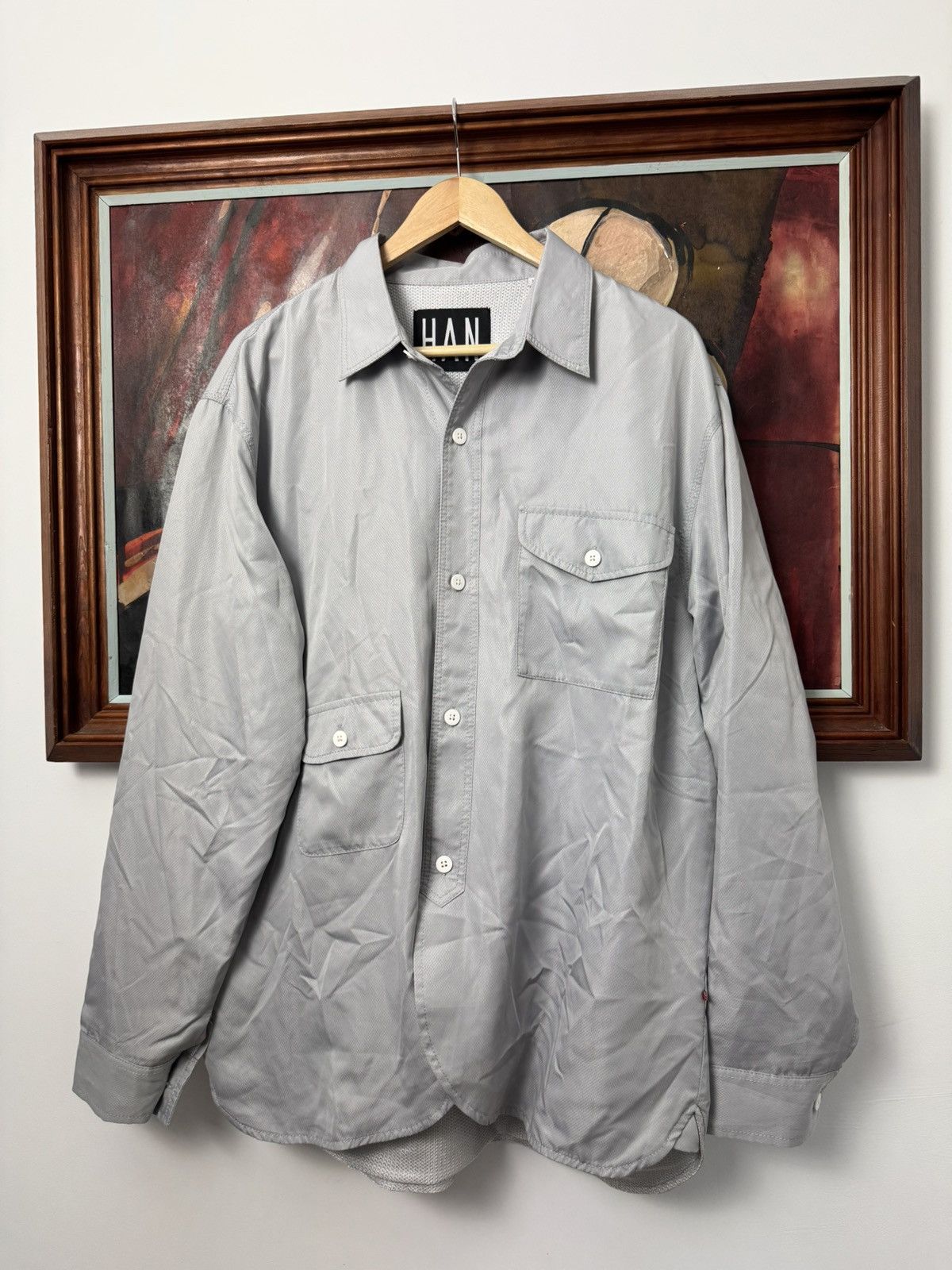 Han Kjobenhavn Han Kjobenhavn Overshirt Oversize Multipocket Button Up Rare Size US XL / EU 56 / 4 - 1 Thumbnail