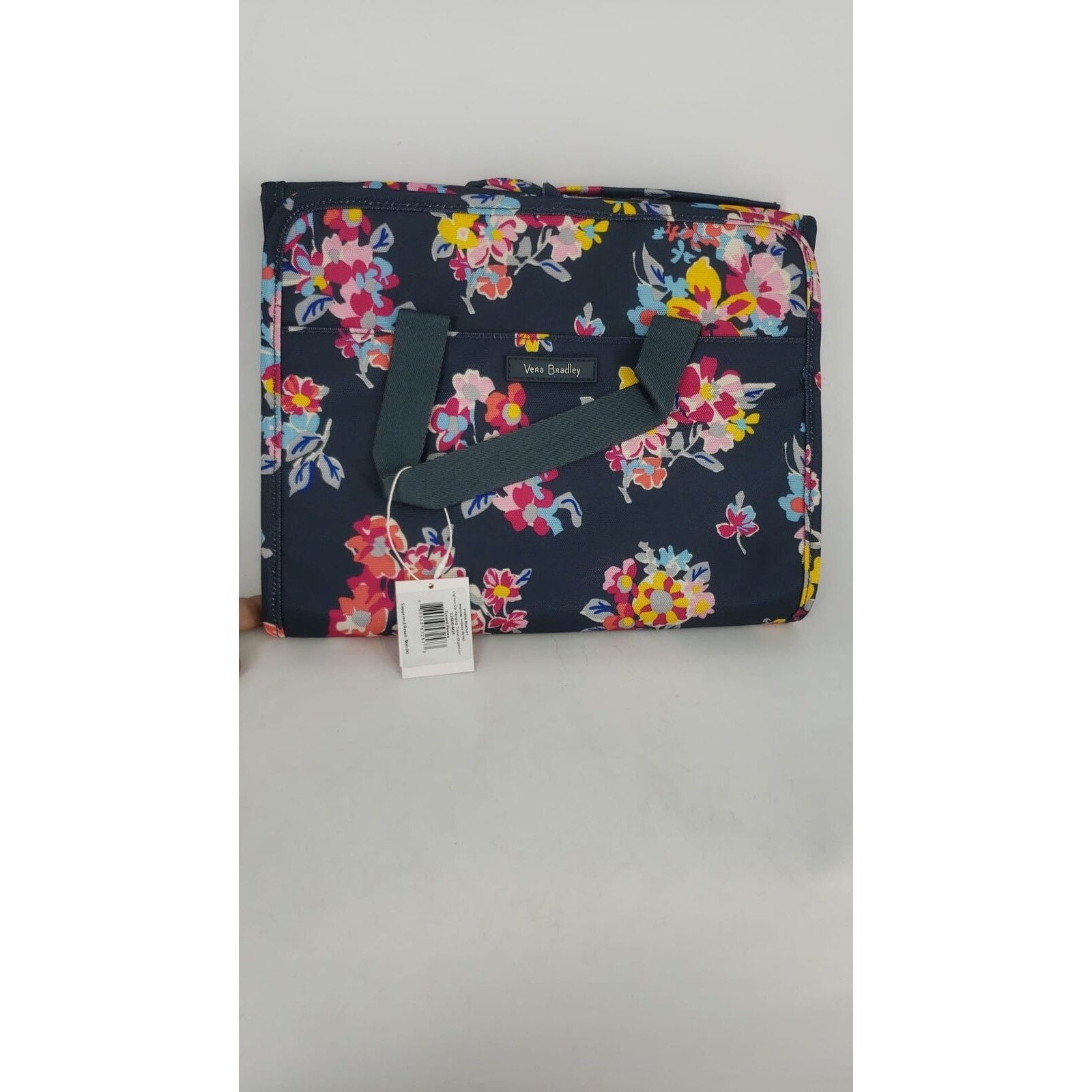 Vera Bradley VERA BRADLEY ICONIC HANGING TRAVEL TOSSED POISES 4POCKET BAG Size ONE SIZE - 2 Thumbnail