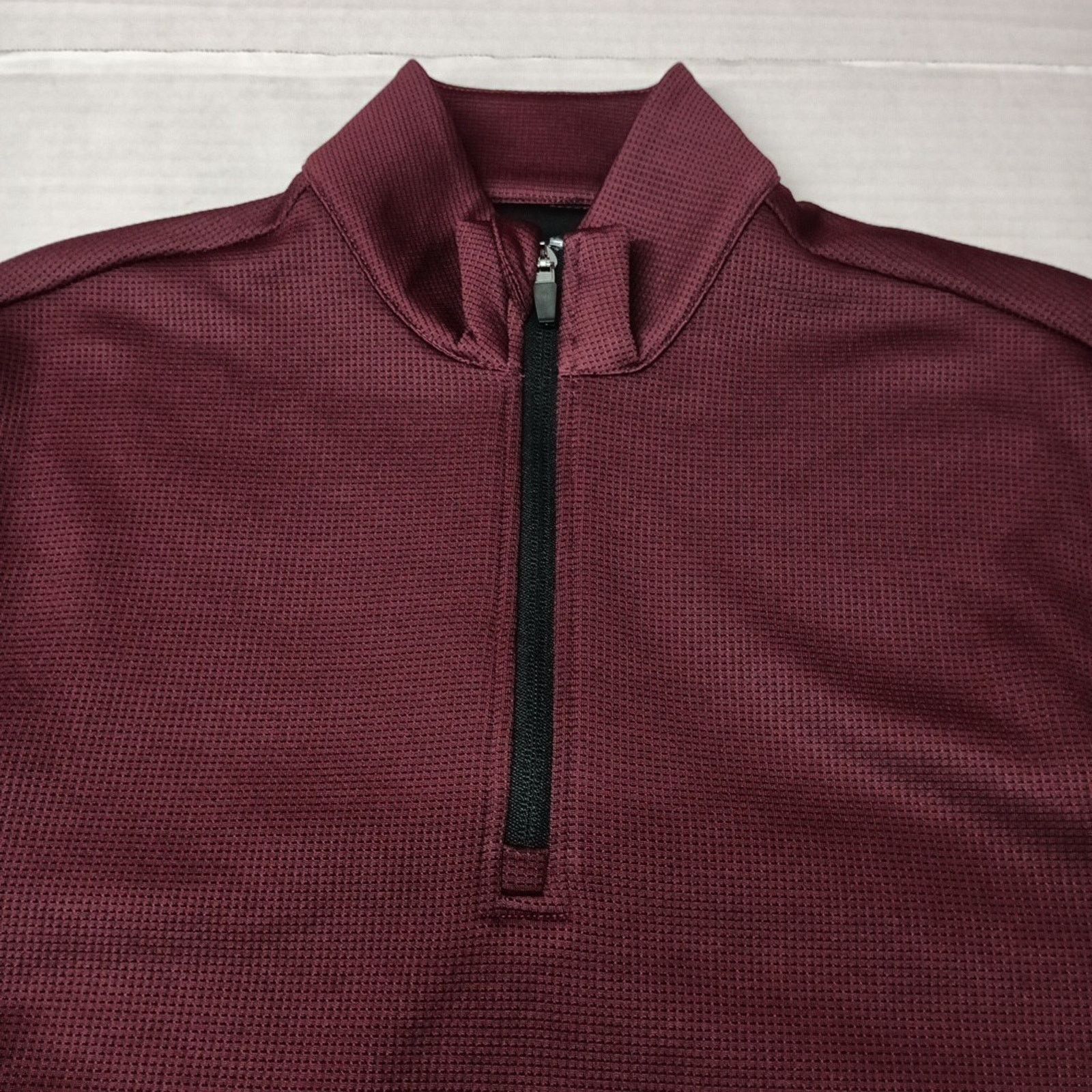 Other Ben Hogan Men's S 34/36 Burgundy 1/4 Zip Golf Sweater Size US S / EU 44-46 / 1 - 4 Thumbnail
