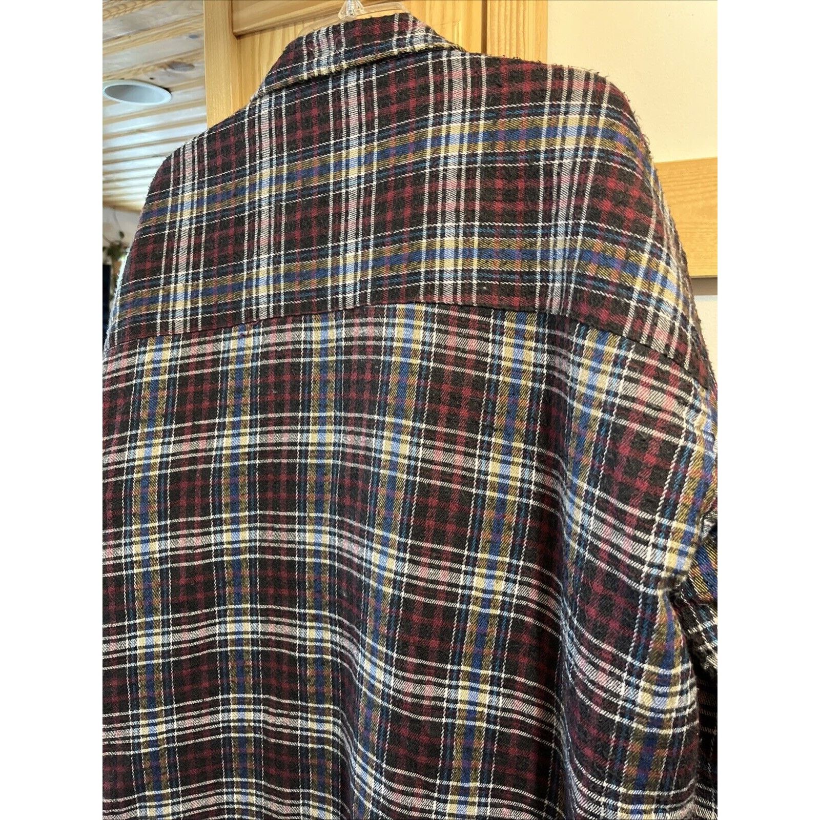 Other BTC VTG Men’s XLT Red Plaid Flannel Shirt Long Sleeve Cotton Size US XL / EU 56 / 4 - 10 Thumbnail