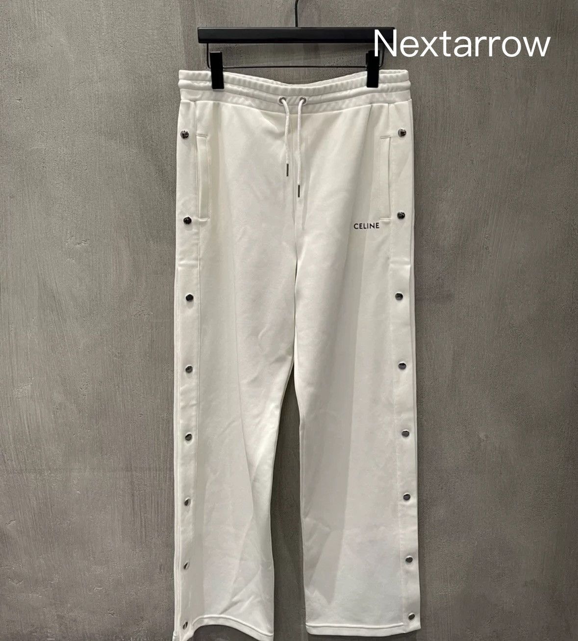 Celine Celine white breasted casual pants Size US 36 / EU 52 - 1 Thumbnail