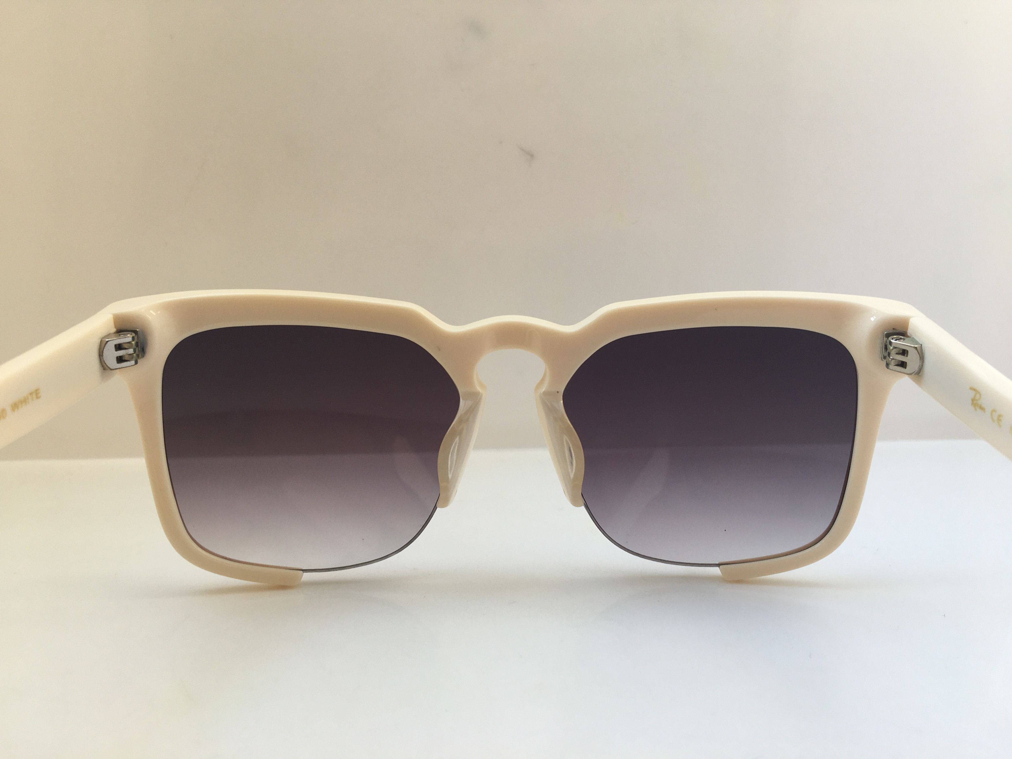 Other Rain Handmade White Acetate ROCKABILLY Sunglasses Size ONE SIZE - 4 Thumbnail