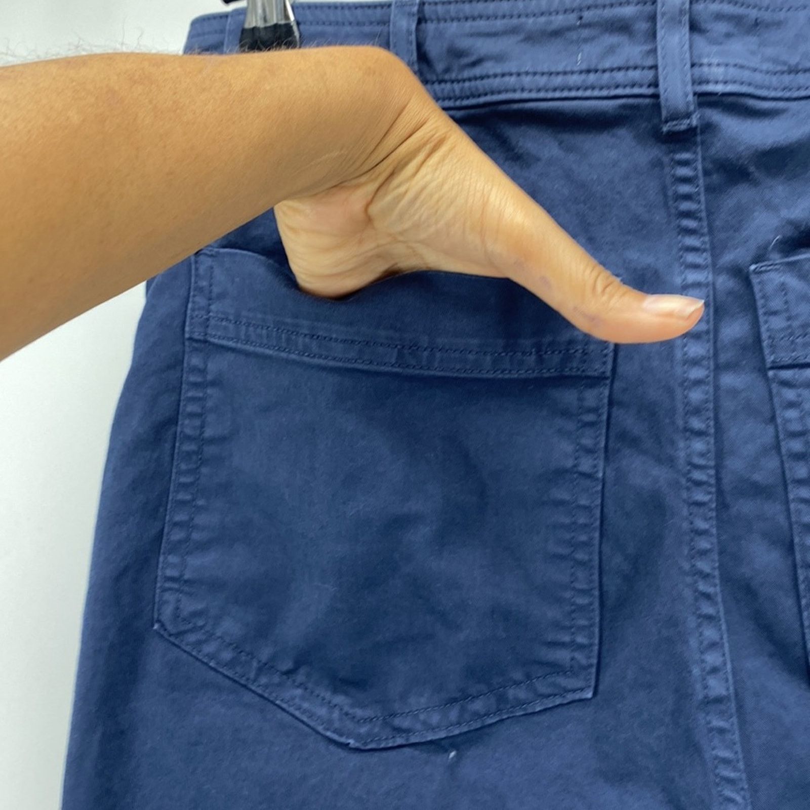 Everlane Everlane dark blue straight leg high waisted ankle length Size 27" / US 4 / IT 40 - 5 Thumbnail