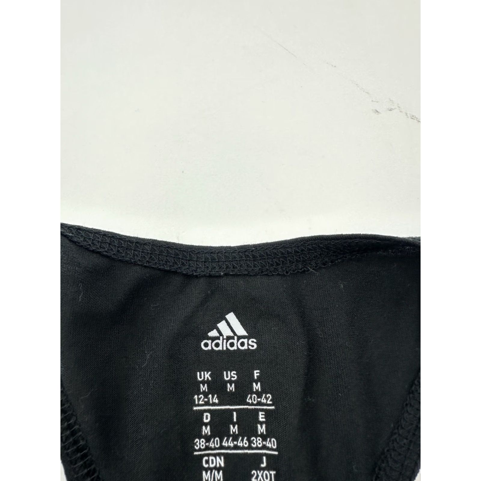 Adidas ADIDAS Women's Medium Black Sleeveless Tank Top Activewear Racerback Running Size M / US 6-8 / IT 42-44 - 3 Thumbnail