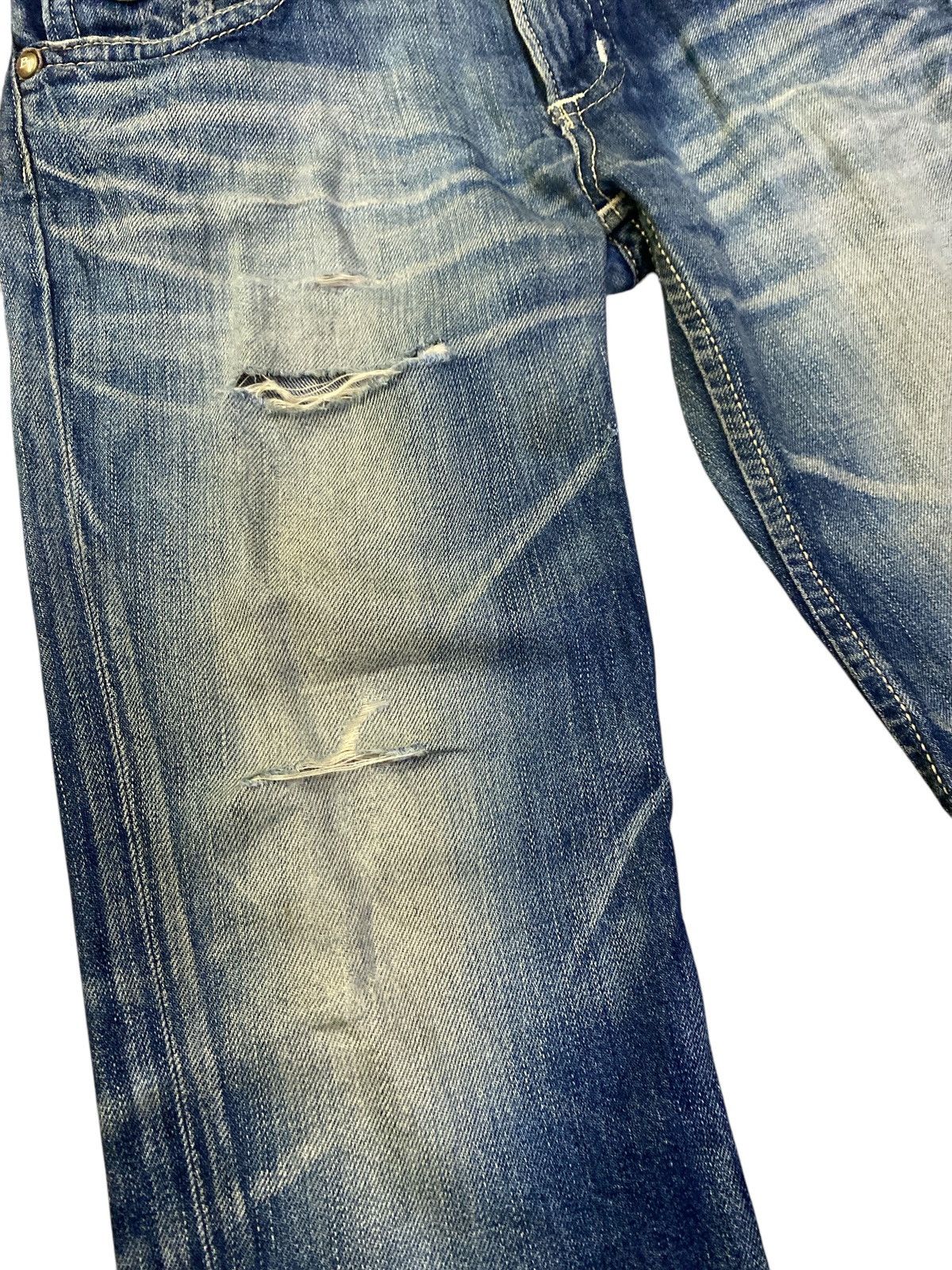 Edwin × If Six Was Nine Vintage Edwin Blue Trip Flared Denim Size US 33 - 12 Thumbnail