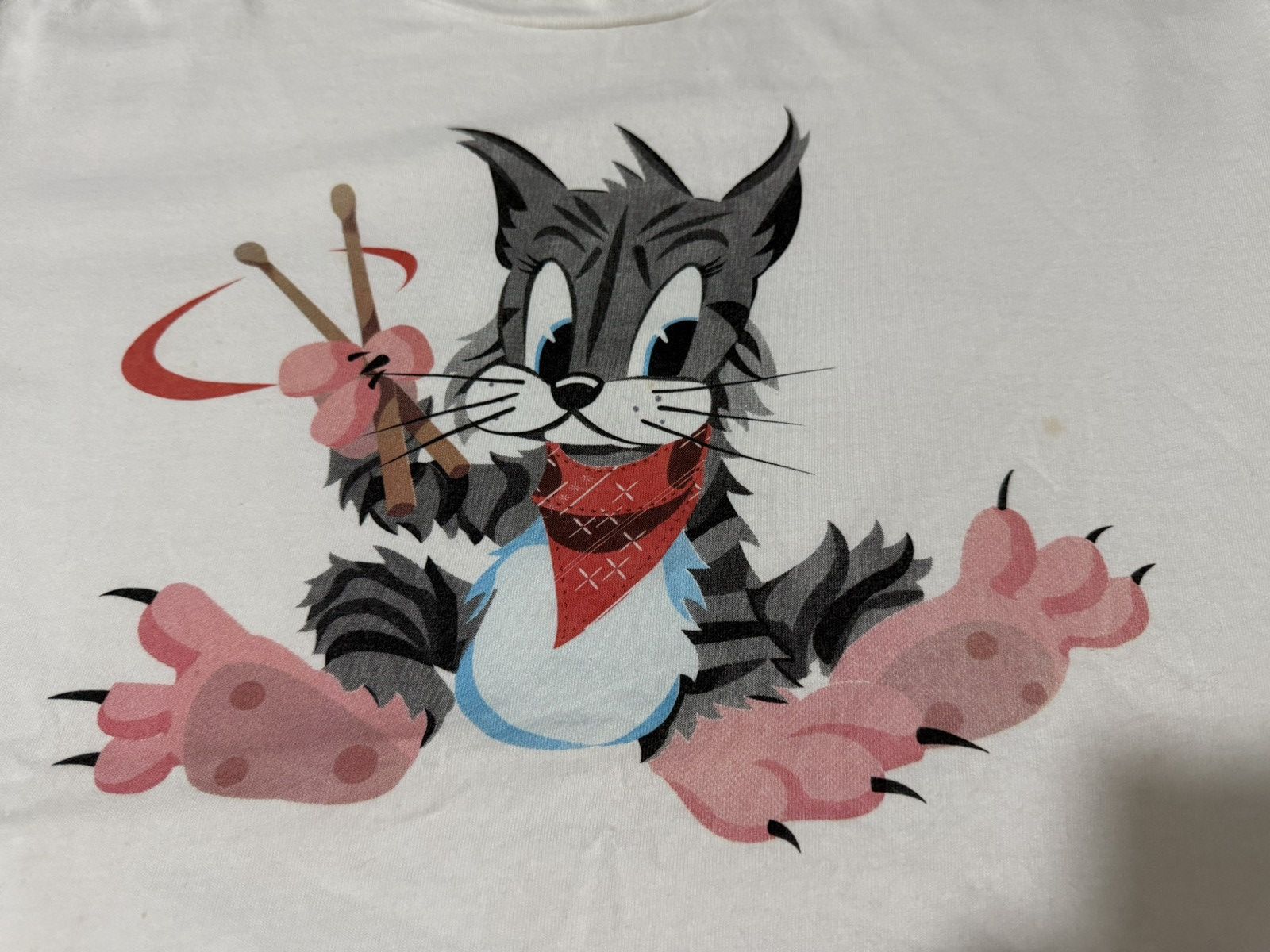 Vintage VTG 90s LetitRide Cafe Racer Rockabilly T Shirt Size US L / EU 52-54 / 3 - 3 Thumbnail