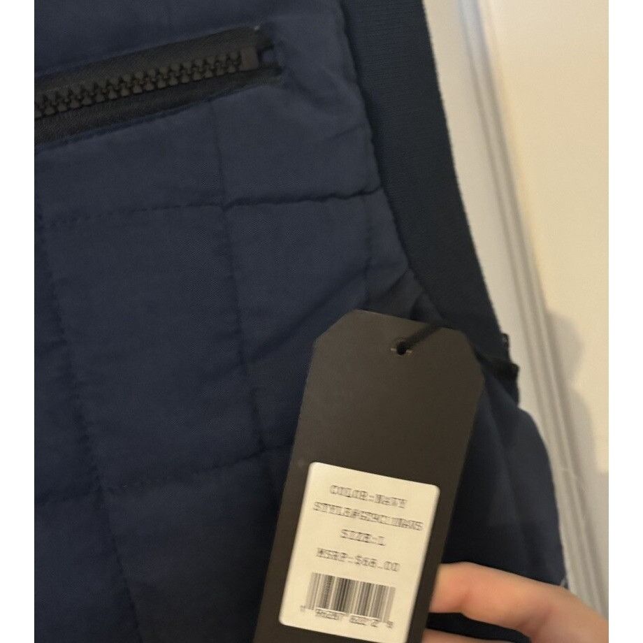 Other Six Lincoln New York Men's sz Large Navy Quilted Vest W/ Zip Size US L / EU 52-54 / 3 - 3 Thumbnail