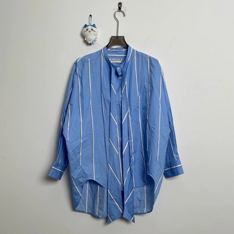 Balenciaga Balenciaga size 36 Blue striped shirt size 36 Size S / US 4 / IT 40 - 1 Thumbnail