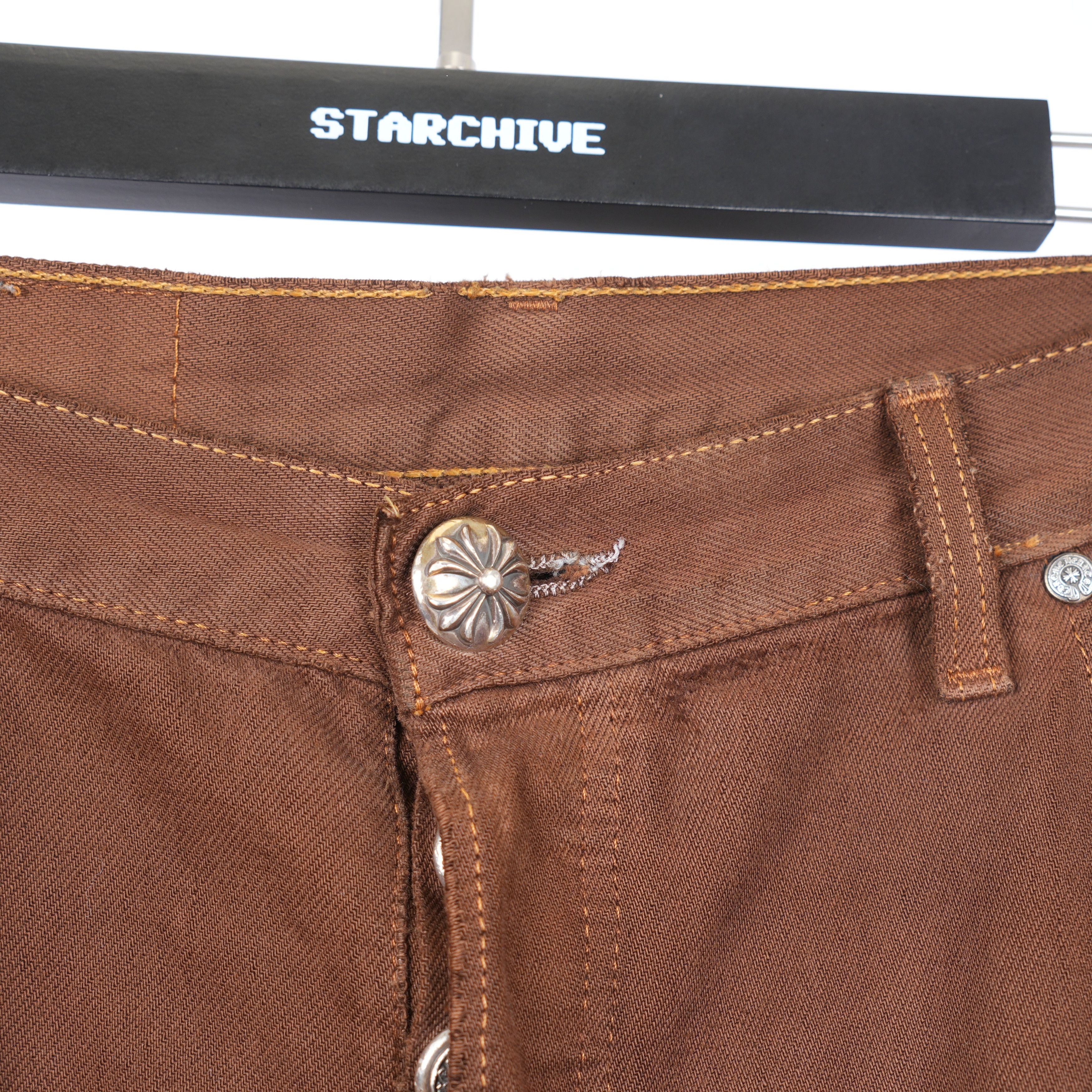Chrome Hearts BROWN NYFW LEVI JEANS Size US 38 / EU 54 - 5 Thumbnail