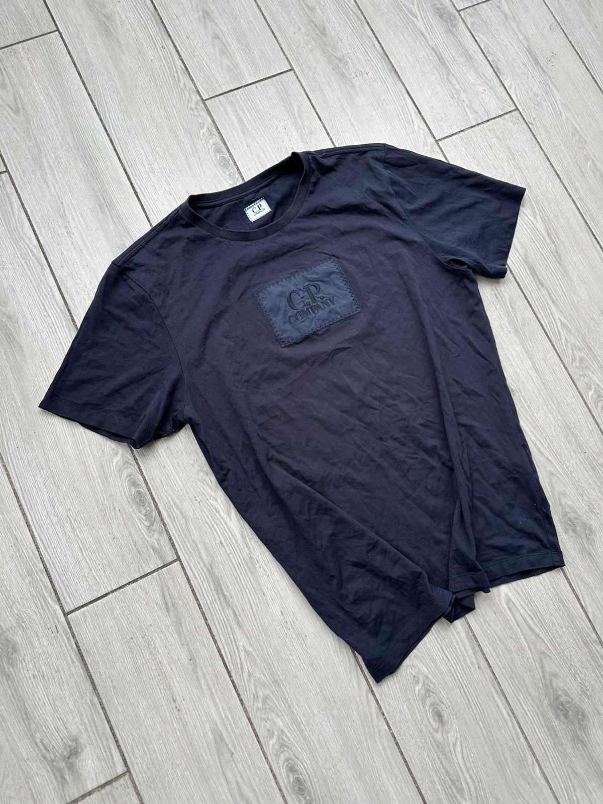 Vintage C.P. Company T-Shirt Big Logo Size US L / EU 52-54 / 3 - 2 Thumbnail