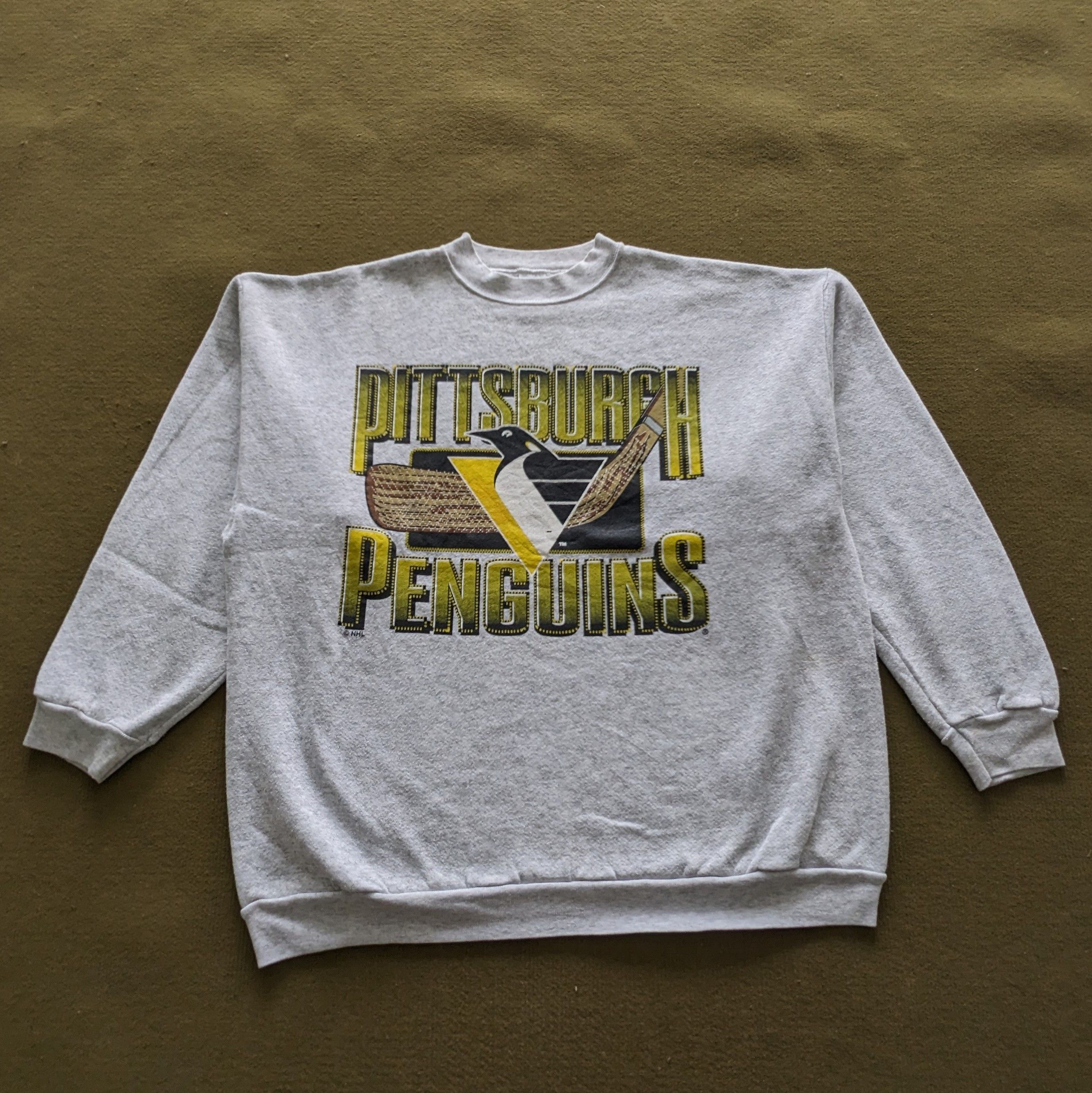 NHL Vintage PITTSBURGH PENGUINS NHL Sweatshirt Size US L / EU 52-54 / 3 - 1 Thumbnail