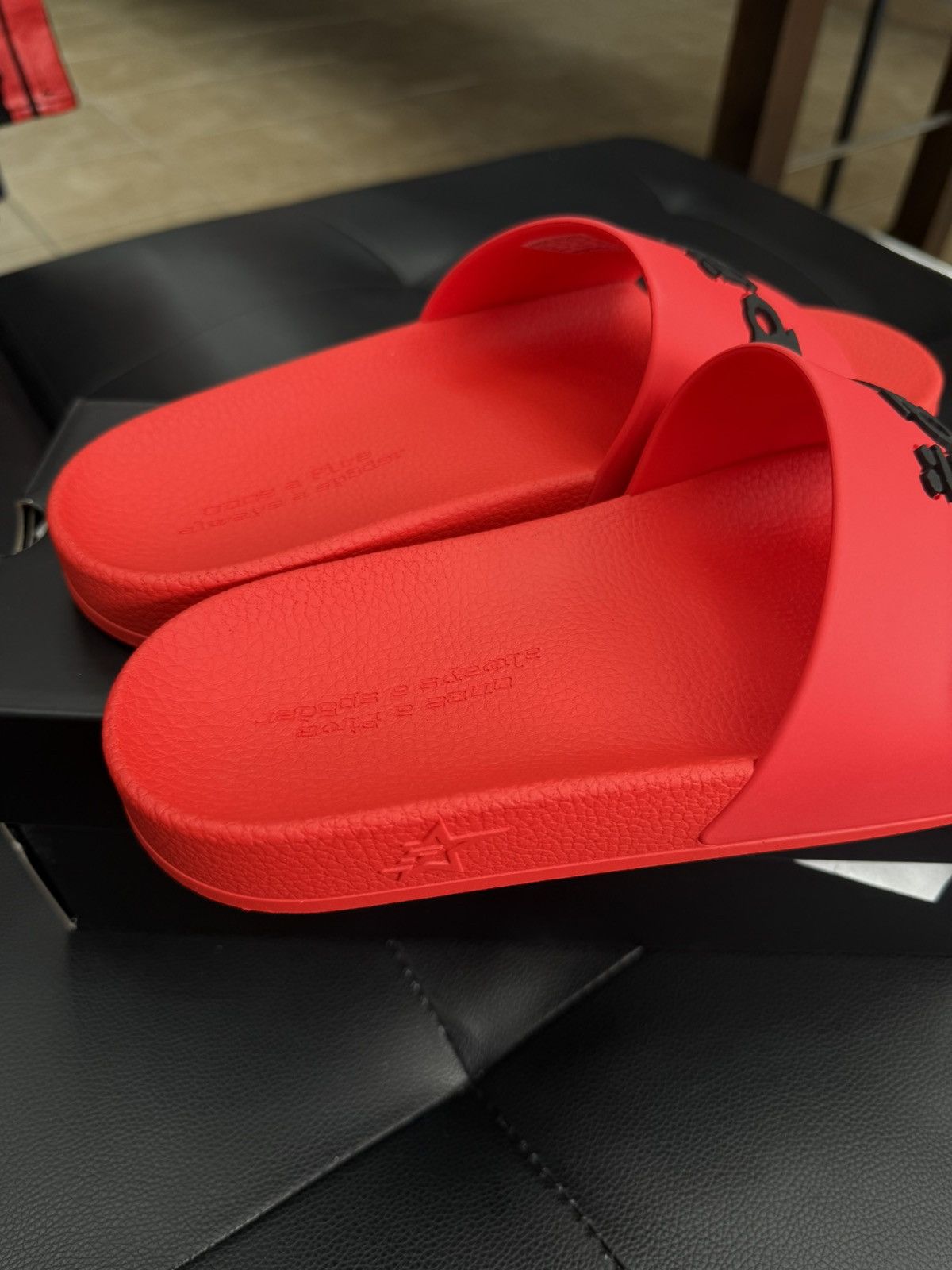 Sp5der Spider Red Slip On Slides Size (8) Brand New Size US 8 / EU 41 - 5 Thumbnail