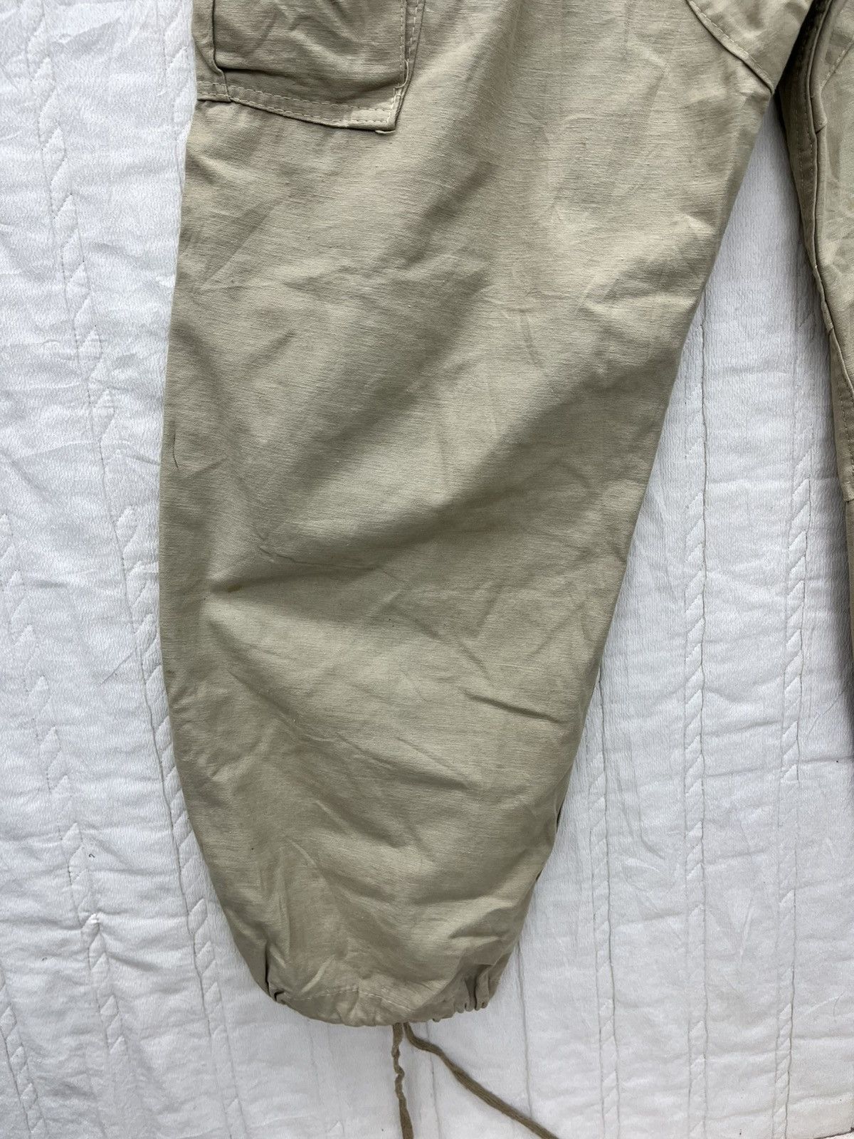 Vintage ARCHIVE💥BALLOON ARMY CARGO TROUSERS Size US 32 / EU 48 - 10 Thumbnail