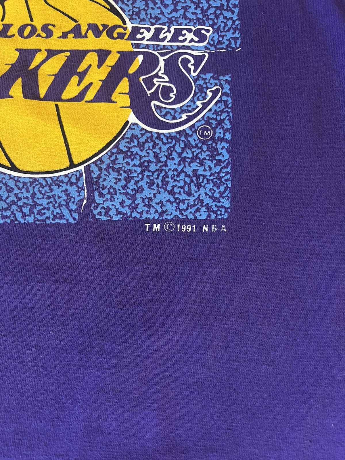 Logo 7 × NBA × Vintage 1991 Vintage Los Angeles Lakers Logo 7 Size US XL / EU 56 / 4 - 3 Thumbnail