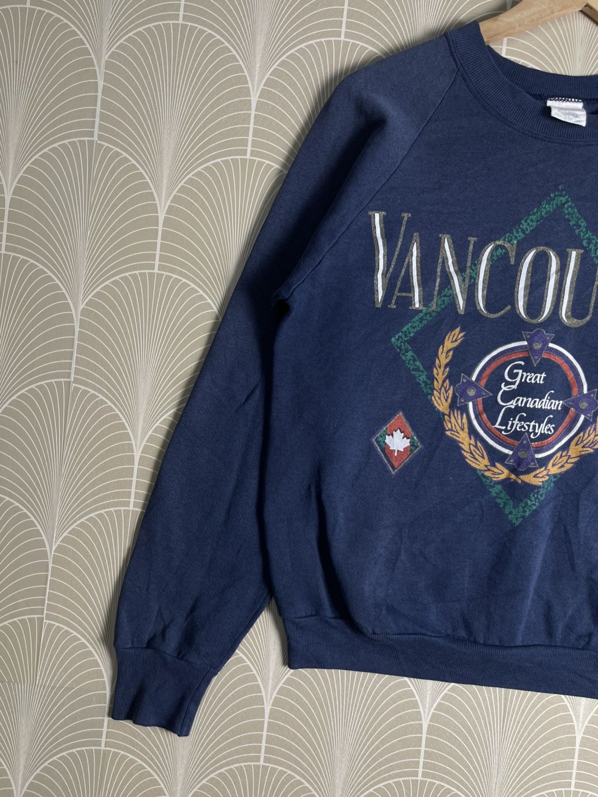 Fruit Of The Loom × Vintage VINTAGE 90s VANCOUVER GREAT CANADIAN LIFESTYLE CREWNECK Size US M / EU 48-50 / 2 - 4 Thumbnail