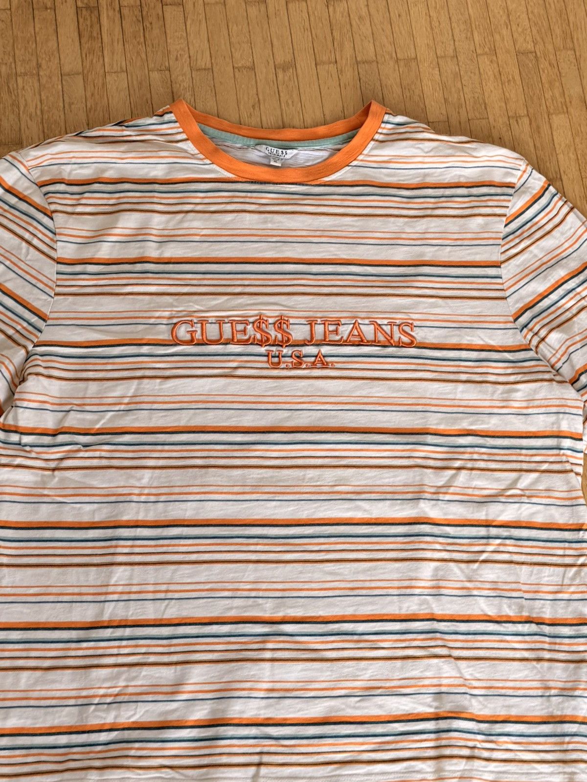 A$AP Rocky × Guess STRIPED LONGSLEEVE Size US XL / EU 56 / 4 - 1 Thumbnail