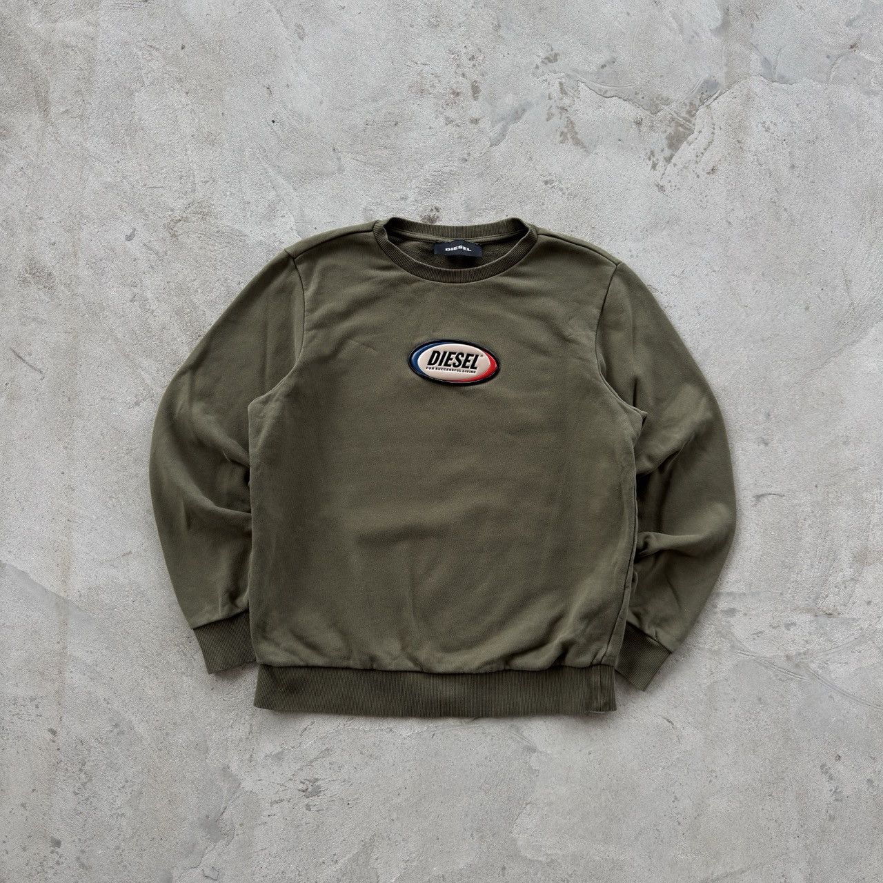 Diesel Vintage 90s Diesel Logo Crewneck Sweatshirt Size US S / EU 44-46 / 1 - 1 Thumbnail