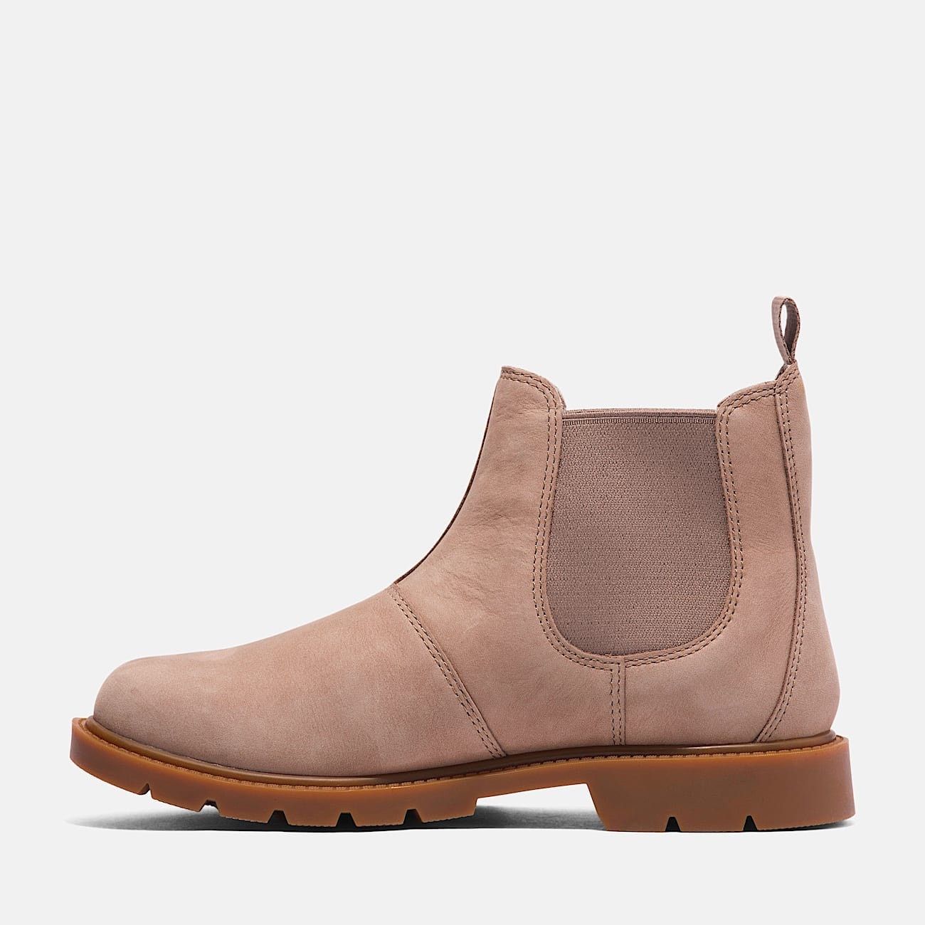 Timberland TIMBERLAND WOMEN'S 7.5 LINDEN WOODS MID CHELSEA BOOT TAUPE Size US 7.5 / IT 37.5 - 6 Thumbnail