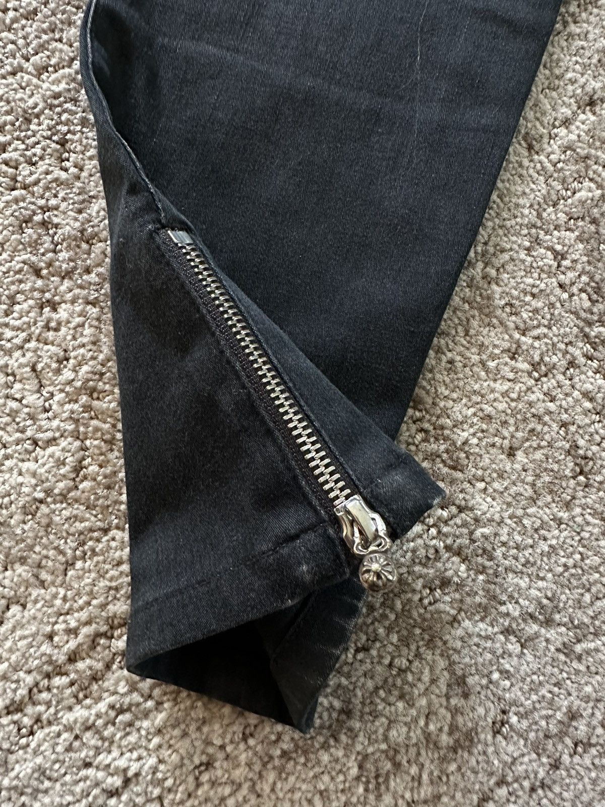 Chrome Hearts Chrome hearts zipper flair denim jeans Size US 28 / EU 44 - 8 Thumbnail
