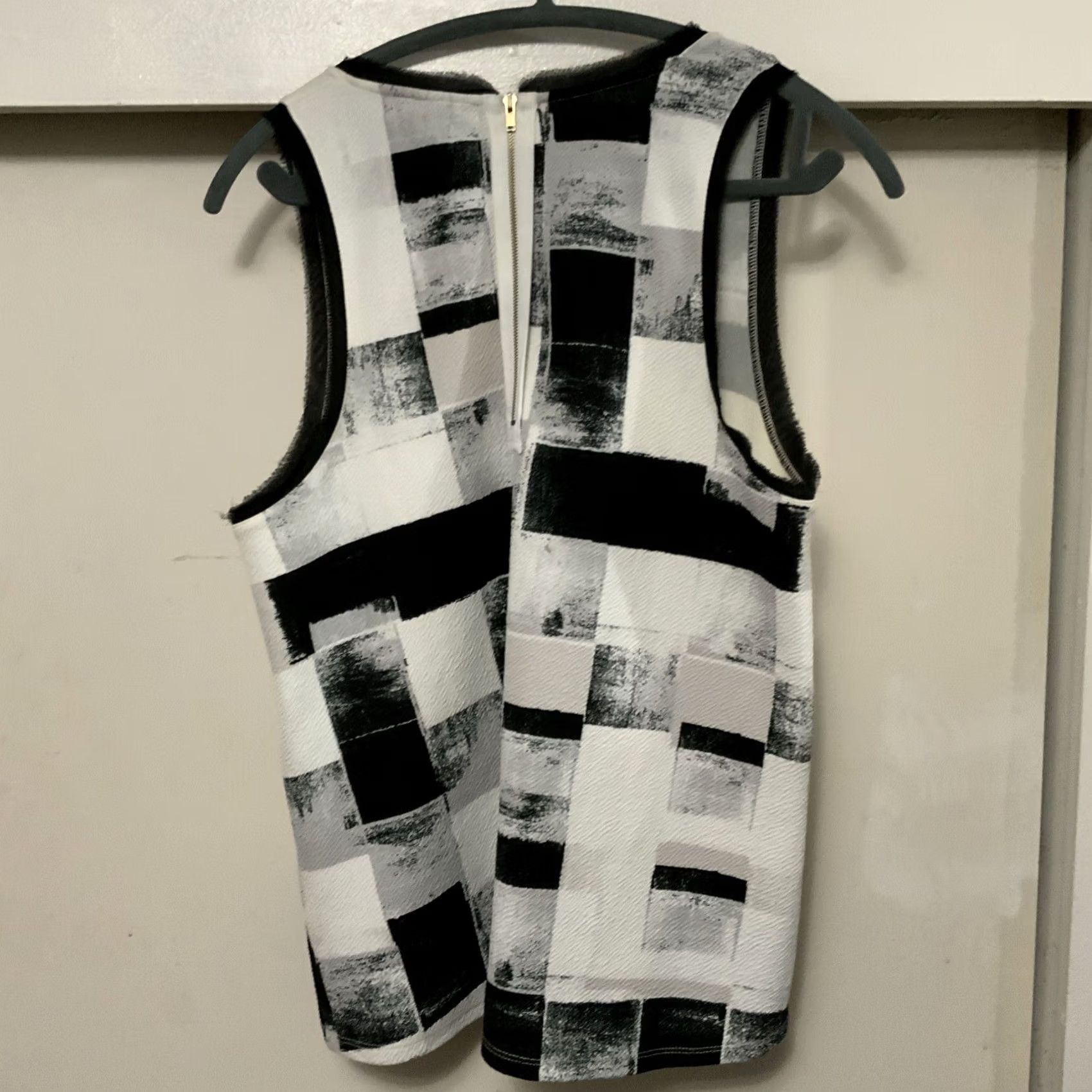 Anthropologie Anthropologie 9 His S'CL Top L Multicolor Geometric Sleeveless Casual Blouse Womens Size L / US 10 / IT 46 - 4 Thumbnail