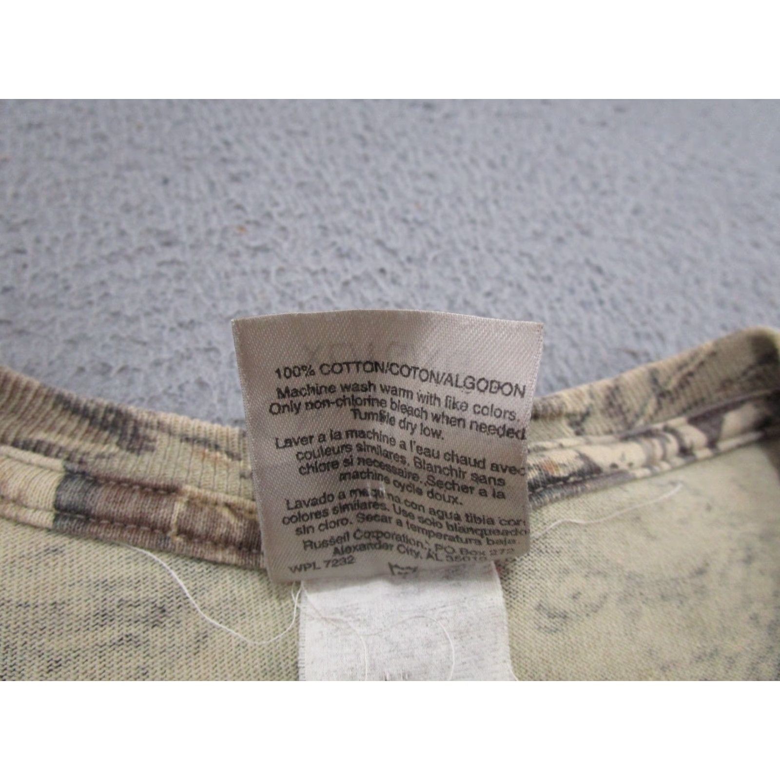Jerzees VINTAGE Jerzees Shirt Mens XL Camouflage Grunge 90s Y2K Hunting Nature Outdoor Cartoon Stitch Crew Neck Short Sleeves? Size US XL / EU 56 / 4 - 3 Thumbnail