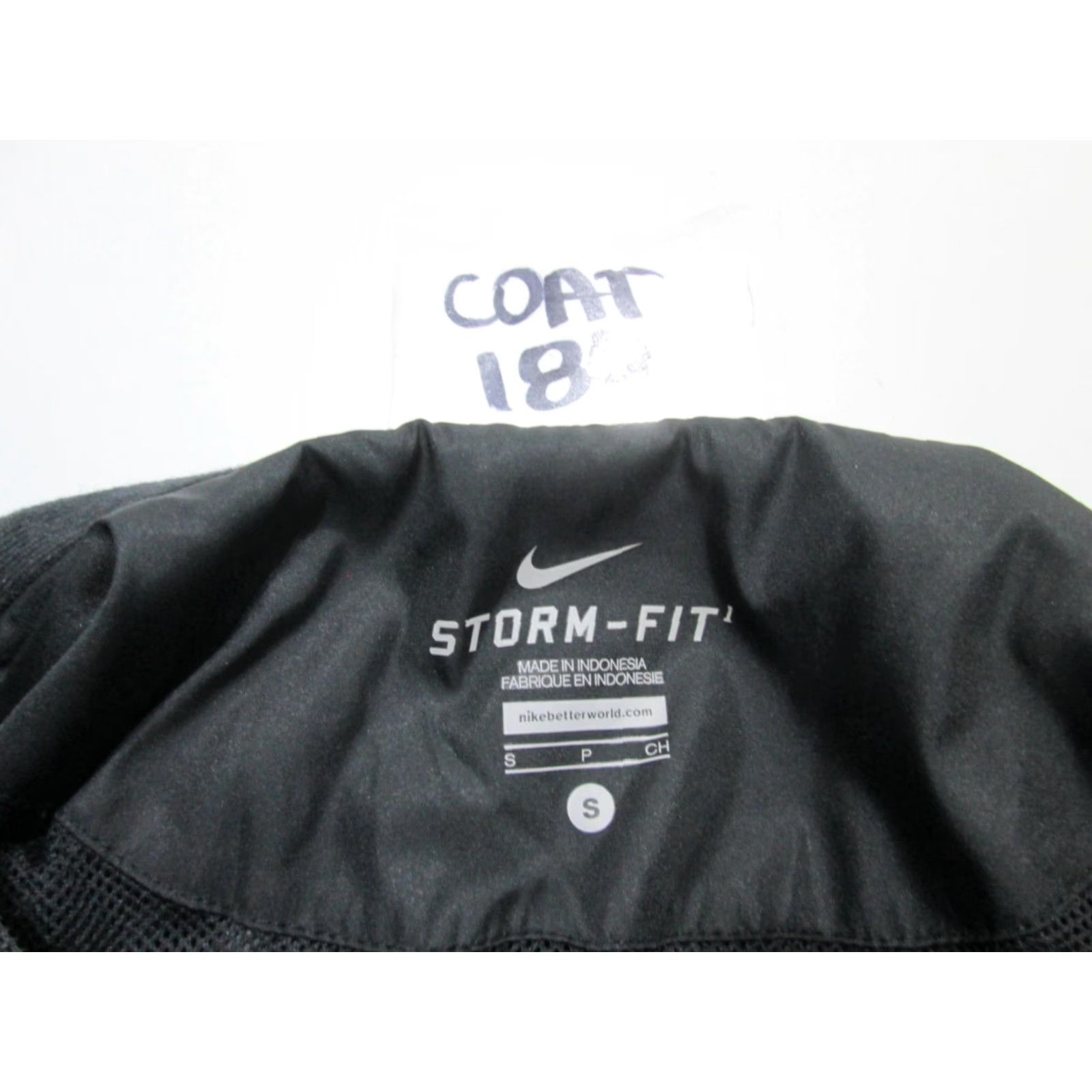 Nike Nike Womens Windbreaker Jacket S Black Storm-Fit Active Outerwear Size S / US 4 / IT 40 - 7 Thumbnail