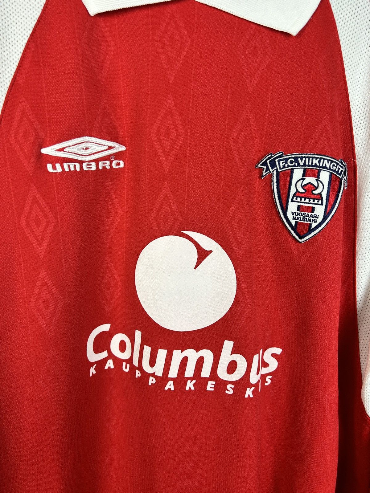 Umbro 00s Umbro FC Vikingit Finland #2 Match Worn Jersey Size L Size US L / EU 52-54 / 3 - 2 Thumbnail