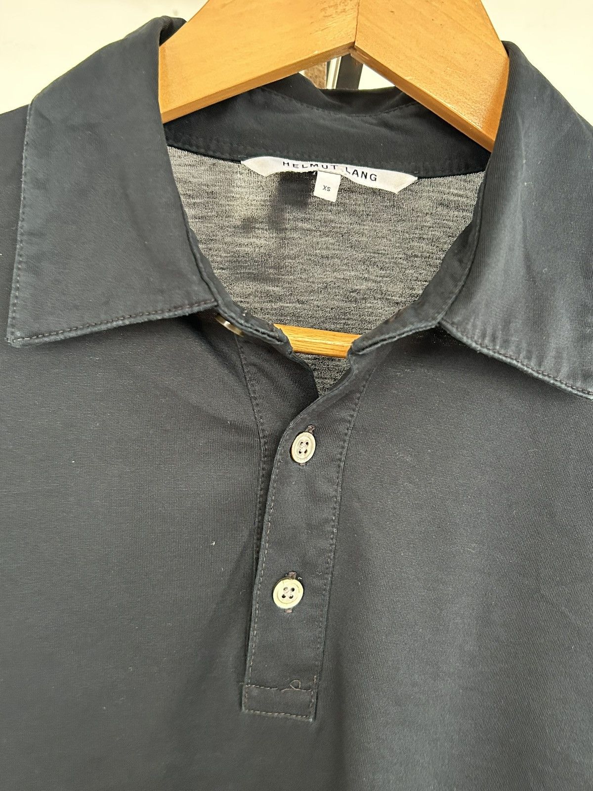 Helmut Lang Helmut Lang Japan Vintage Polo Long Sleeve Size US M / EU 48-50 / 2 - 5 Thumbnail