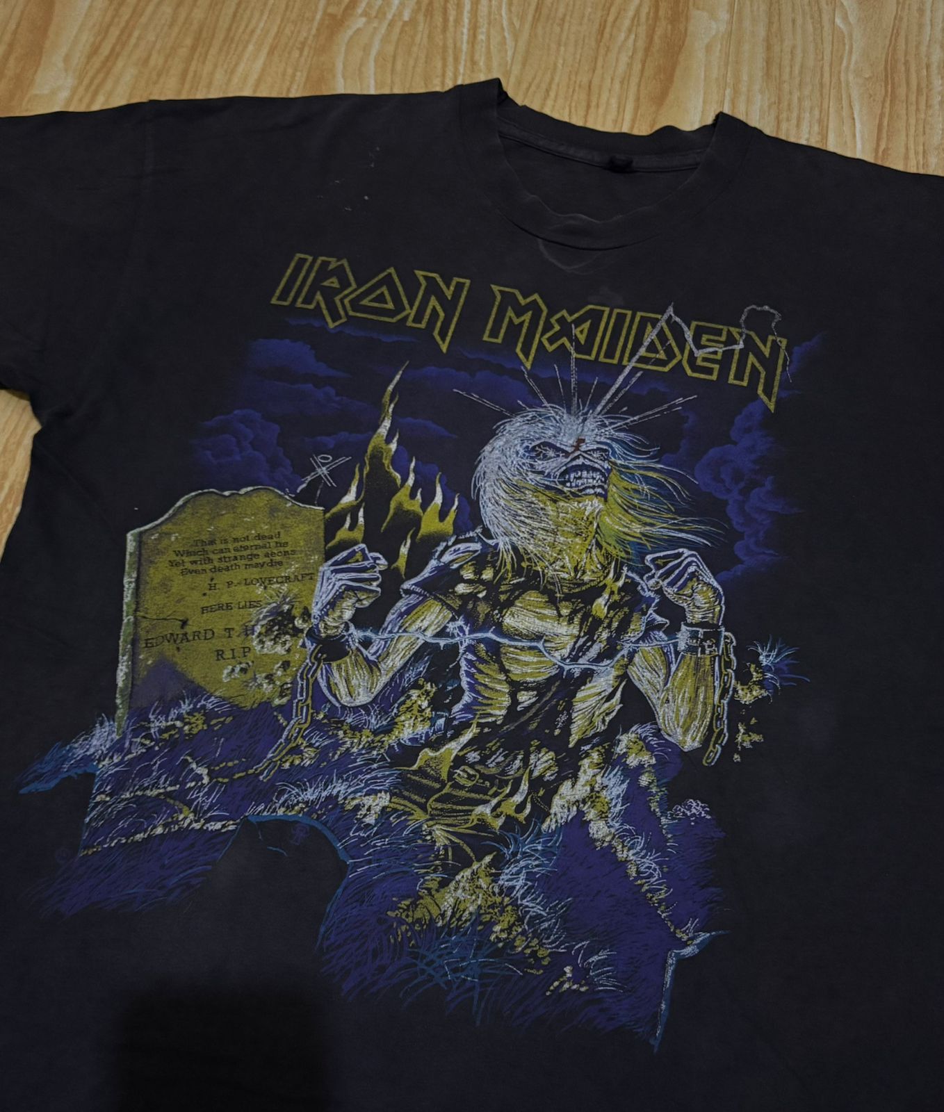 Iron Maiden vtg 80s iron maiden Life after death,Metallica,Ozzy Osbourne Size US XL / EU 56 / 4 - 7 Thumbnail