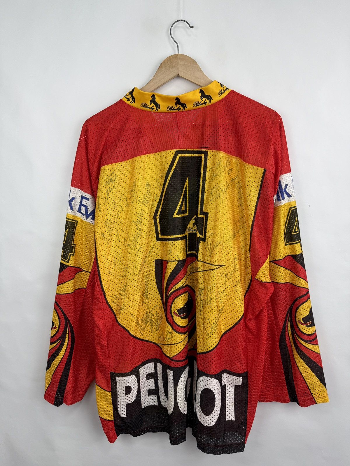 NHL 🇨🇭 Vintage 90s SC Bern Switzerland Hockey Jersey Team Signed Size US XXL / EU 58 / 5 - 11 Thumbnail
