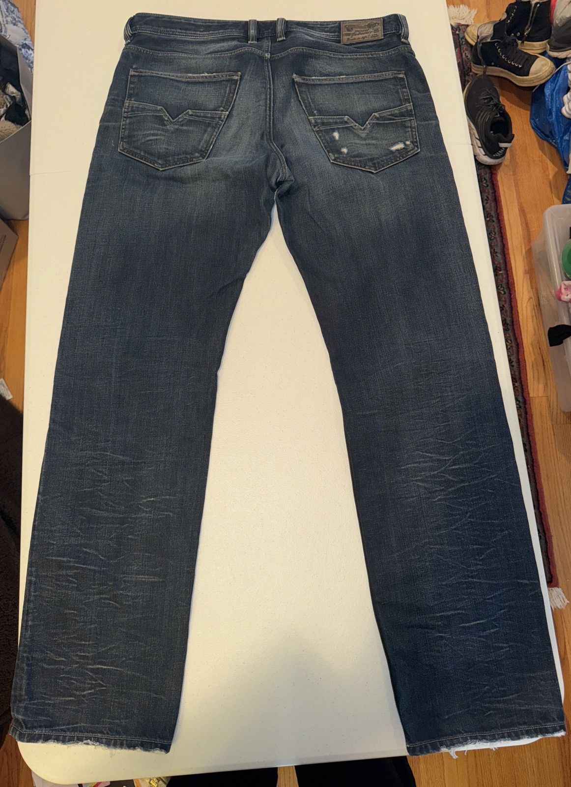 Diesel Vintage Diesel WASH 0885F Comfort Straight Jeans Size US 36 / EU 52 - 2 Thumbnail