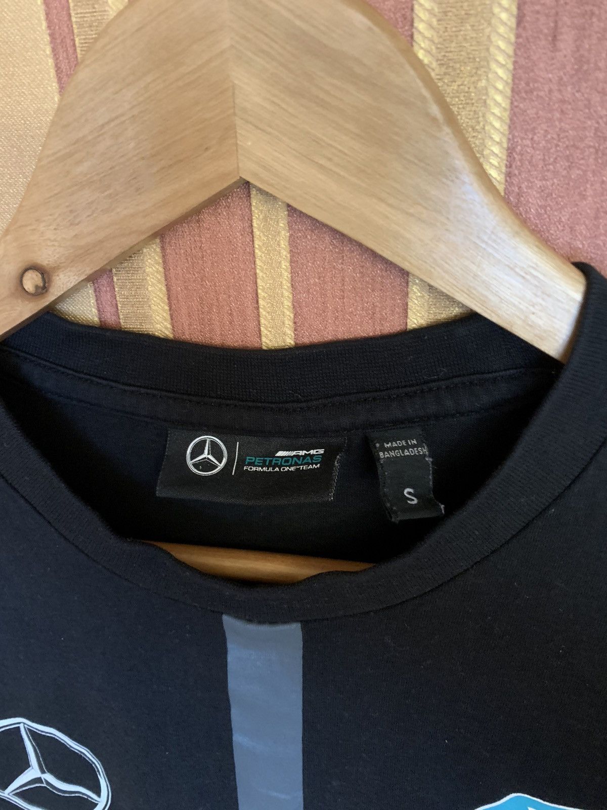 Hugo Boss × Mercedes-Benz Mercedes AMG Petronas F1 black Formula1 T-shirt short sleeve Size US S / EU 44-46 / 1 - 6 Thumbnail