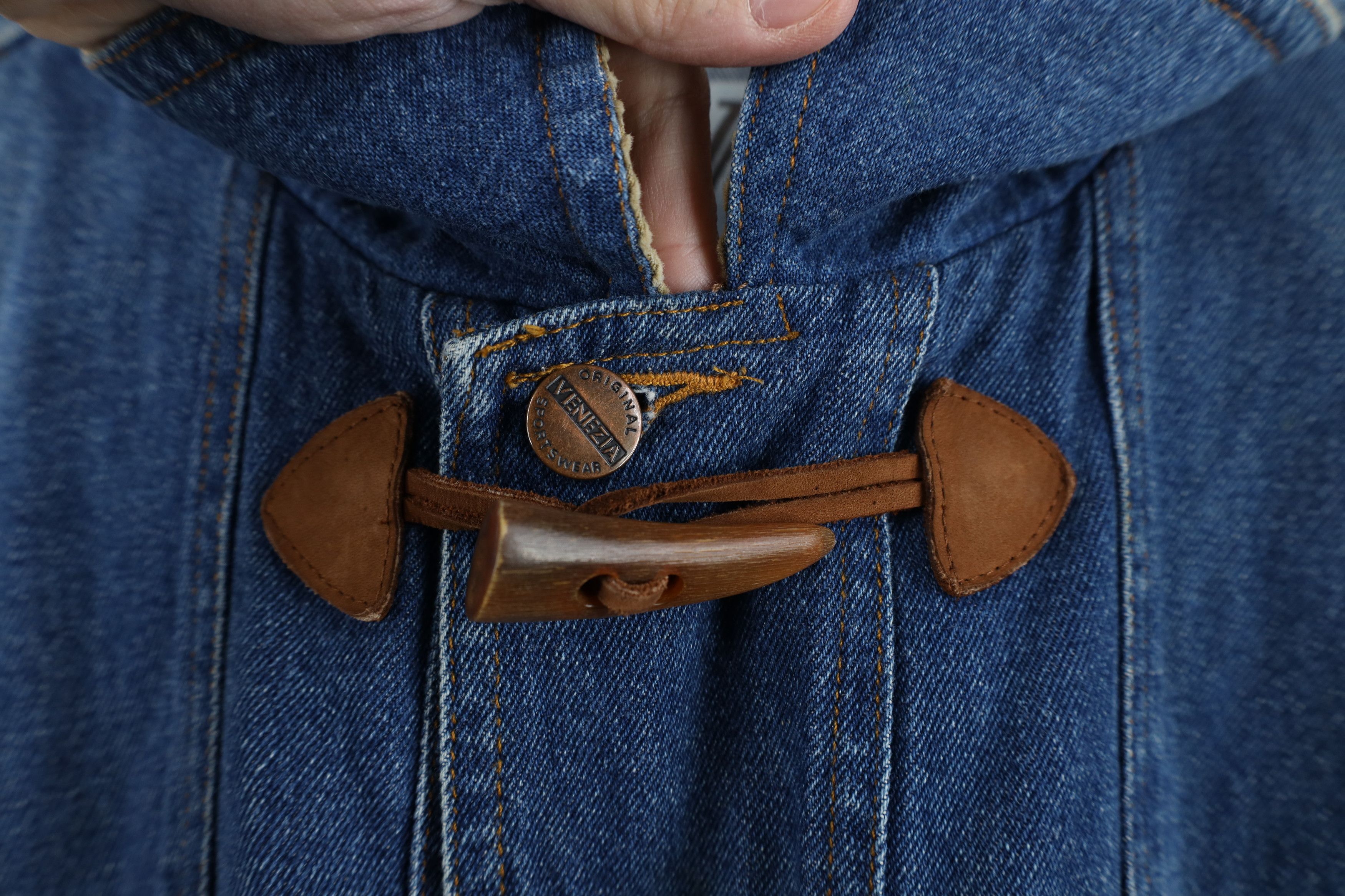 Vintage Vintage 90s Streetwear Distressed Toggle Button Denim Jacket Size 3XL / US 20-22 - 12 Thumbnail