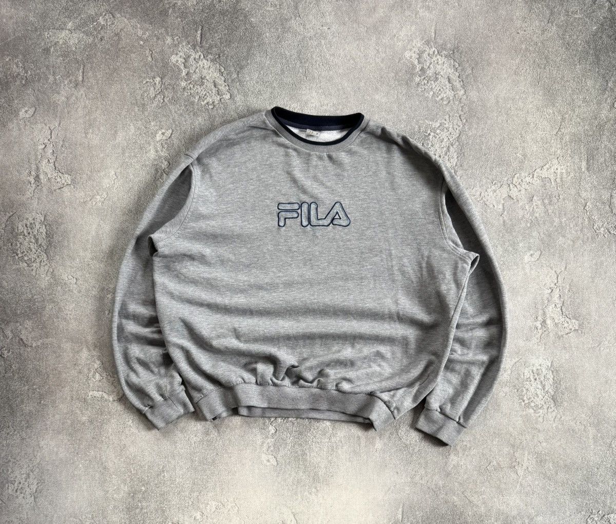 Fila Fila XL/size retro 90s sweatshirts pullover jumper big logo Size US XL / EU 56 / 4 - 1 Thumbnail