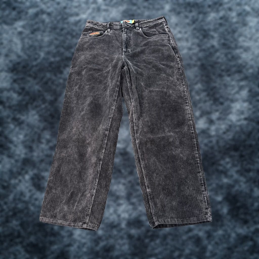 Empyre VINTAGE Empyre Pants Men's 33x29 Corduroy Black Relaxed Straight 5-Pocket // 90s City College Retro Outdoor Baggy Skate Y2K Mens Size US 33 - 1 Thumbnail