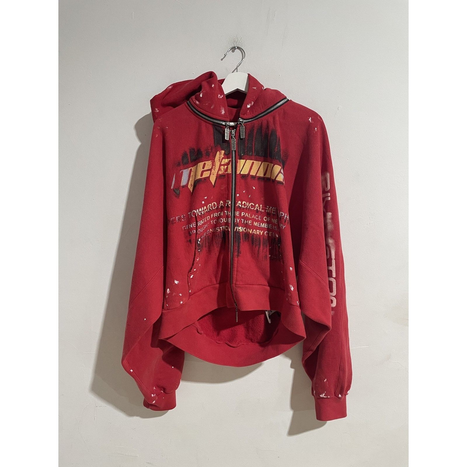 Other RIVINGTON ROI REBIS RED RADICAL PAPER ROSE ZIP UP SIZE XXL Size US XXL / EU 58 / 5 - 1 Thumbnail