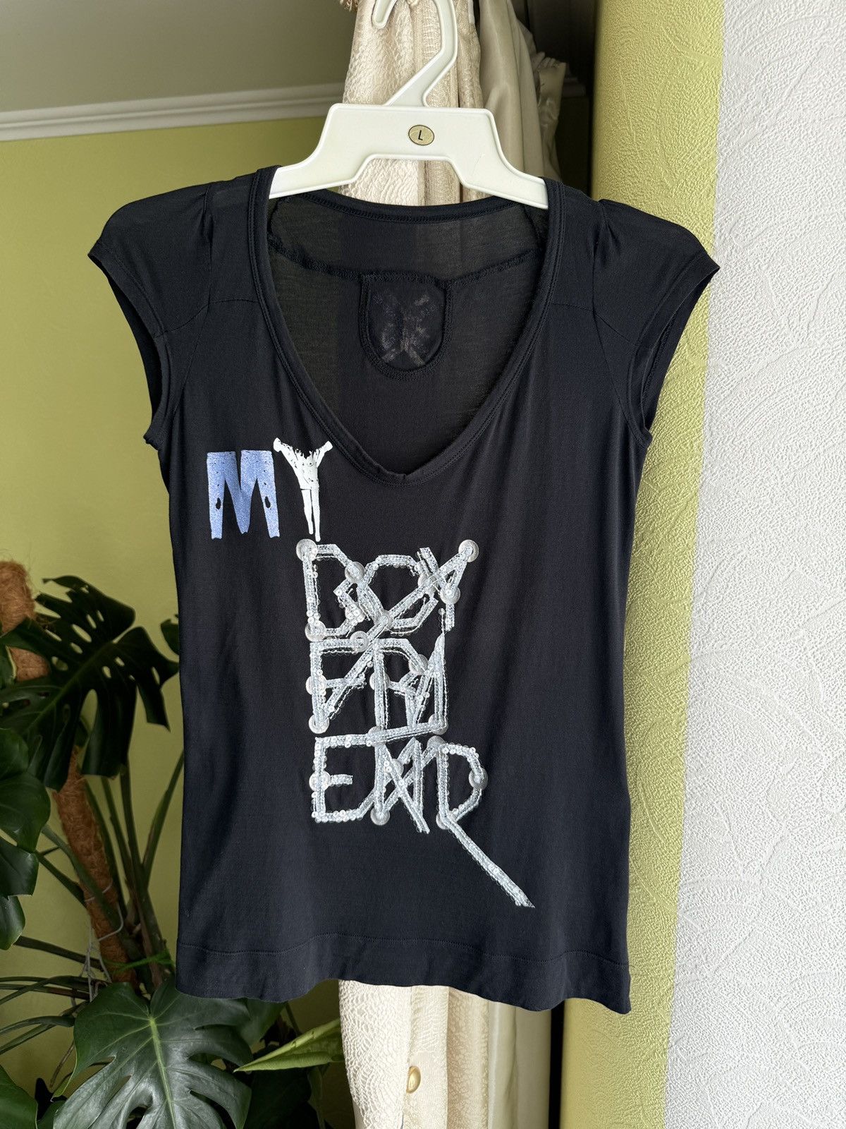 Marithe + Francois Girbaud Vintage Marithe Francois Girbaud T-Shirt Top Avant Garde Y2k Size S / US 4 / IT 40 - 3 Thumbnail