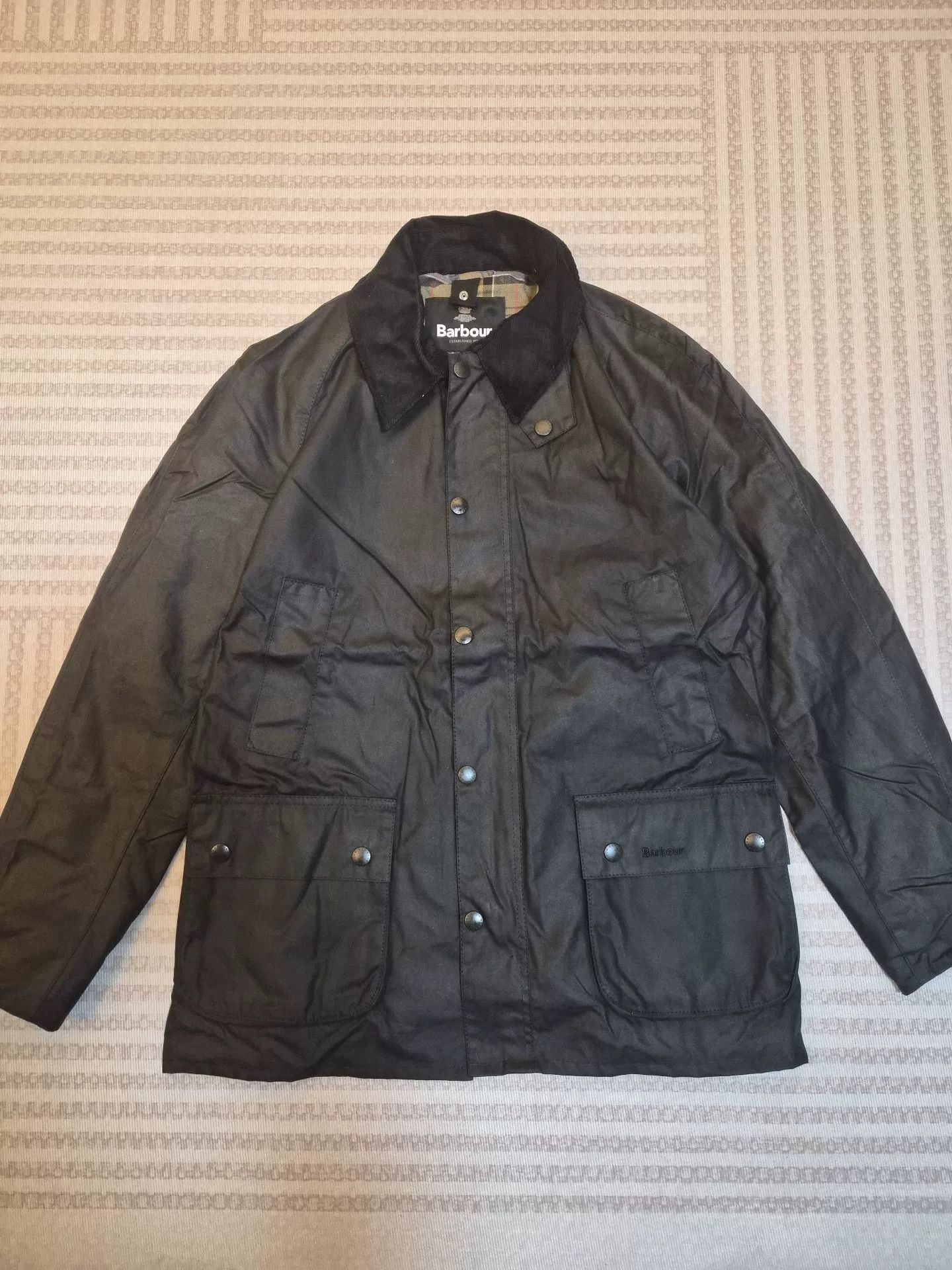 Barbour Barbour Men's Waxed Jacket Size US M / EU 48-50 / 2 - 1 Thumbnail