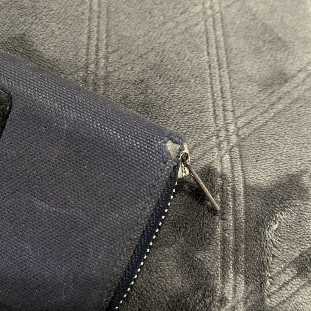 Stussy 2018 STUSSY x PORTER ZIP CANVAS WALLET MADE IN JAPAN L BLUE Size ONE SIZE - 4 Thumbnail