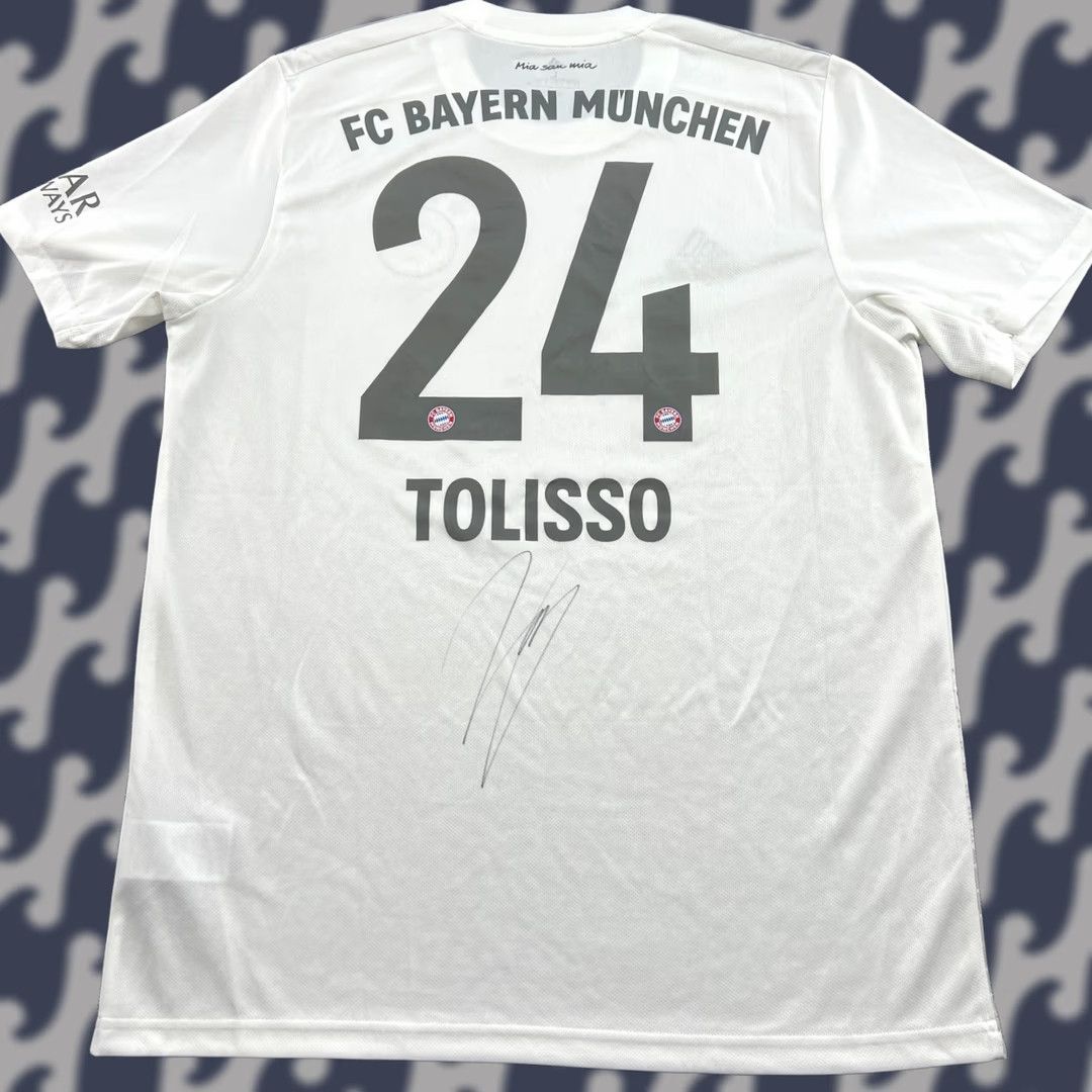 Adidas adidas Bayern Munich 2019 2020 Away Fooball Jersey L White T-Shirt Mens Short Sleeve Quick Dry Sports Jersey Size US L / EU 52-54 / 3 - 1 Thumbnail