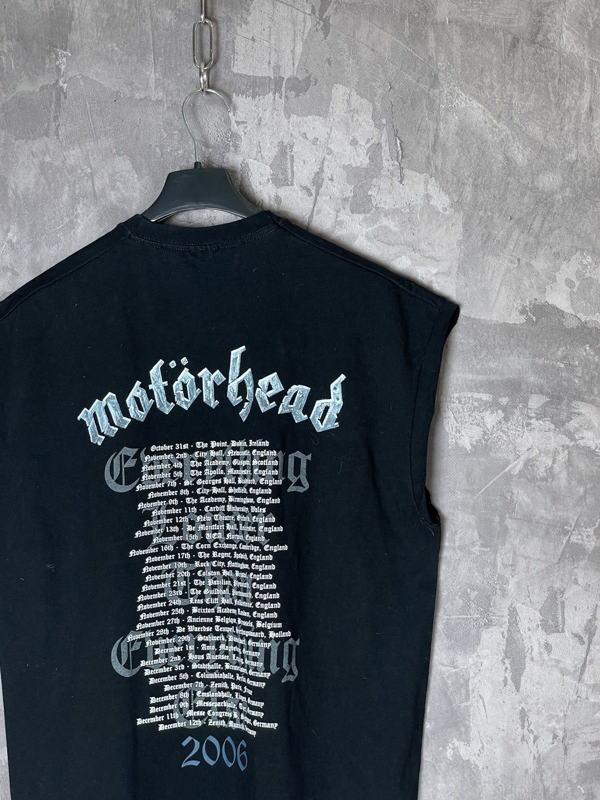 Band Tees × Vintage Vintage Motorhead England Big Printed Skulls Rock 2006 Tee Size US M / EU 48-50 / 2 - 13 Thumbnail